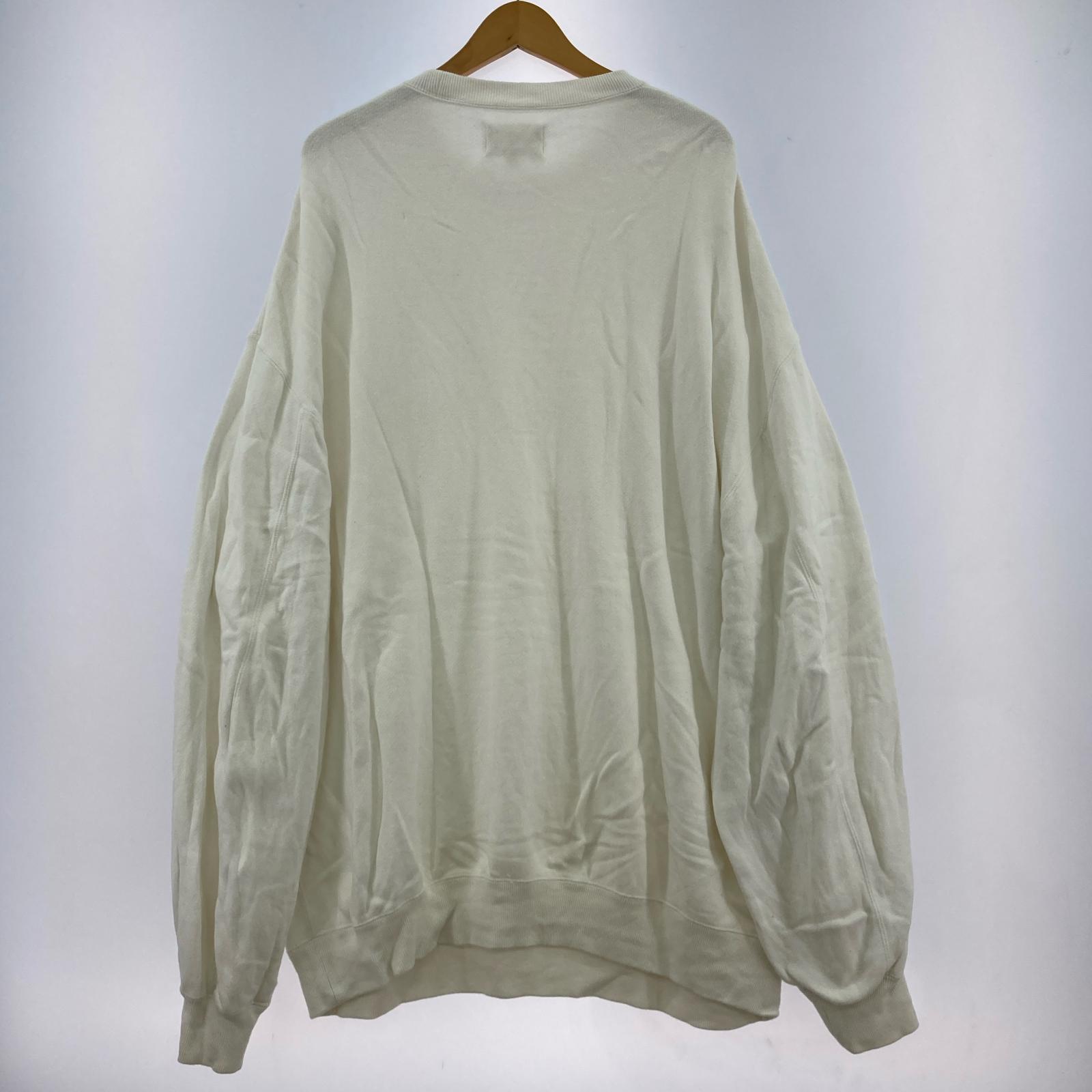 スウェット YOKO SAKAMOTO オーバーサイズスウェット WHT L