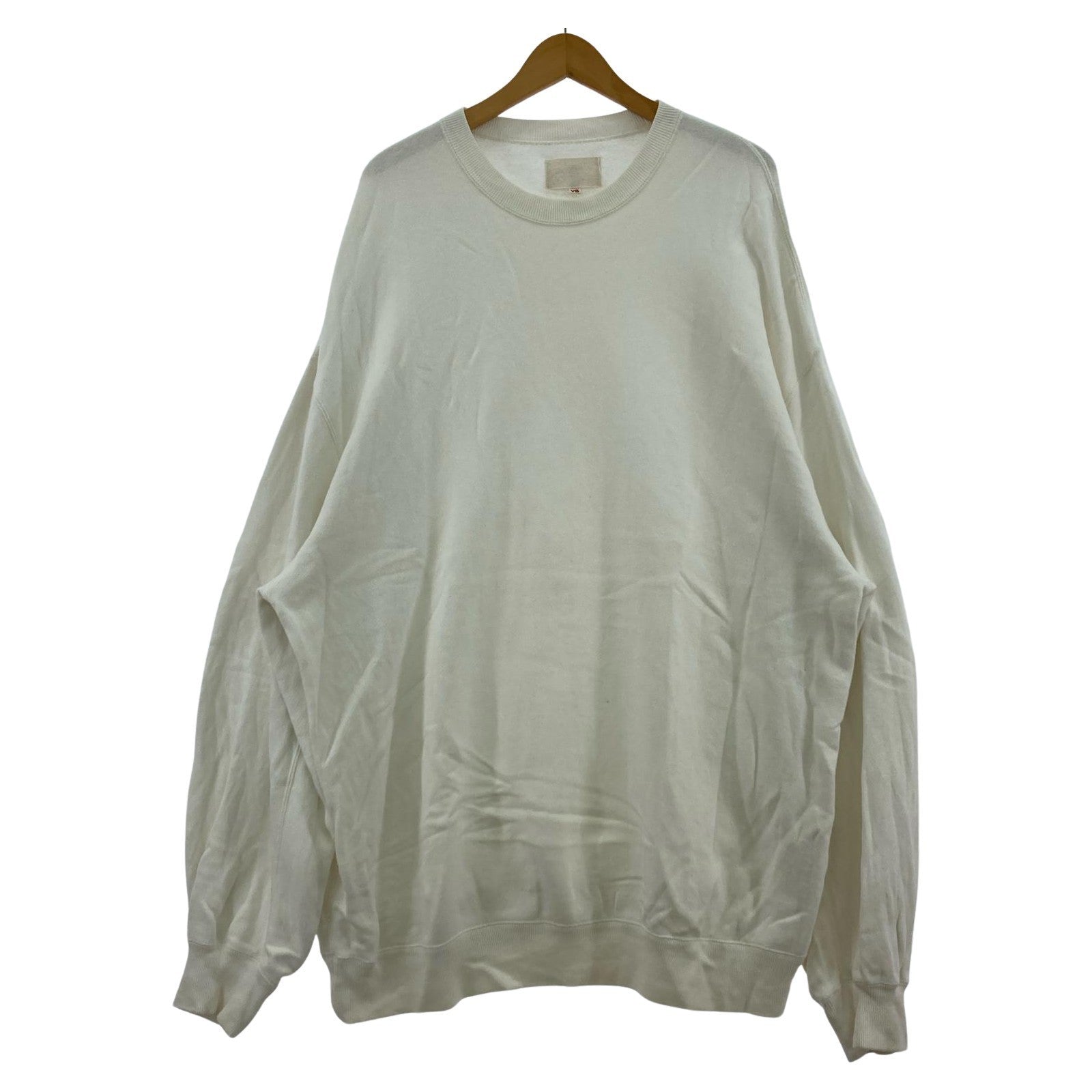 スウェット YOKO SAKAMOTO オーバーサイズスウェット WHT L