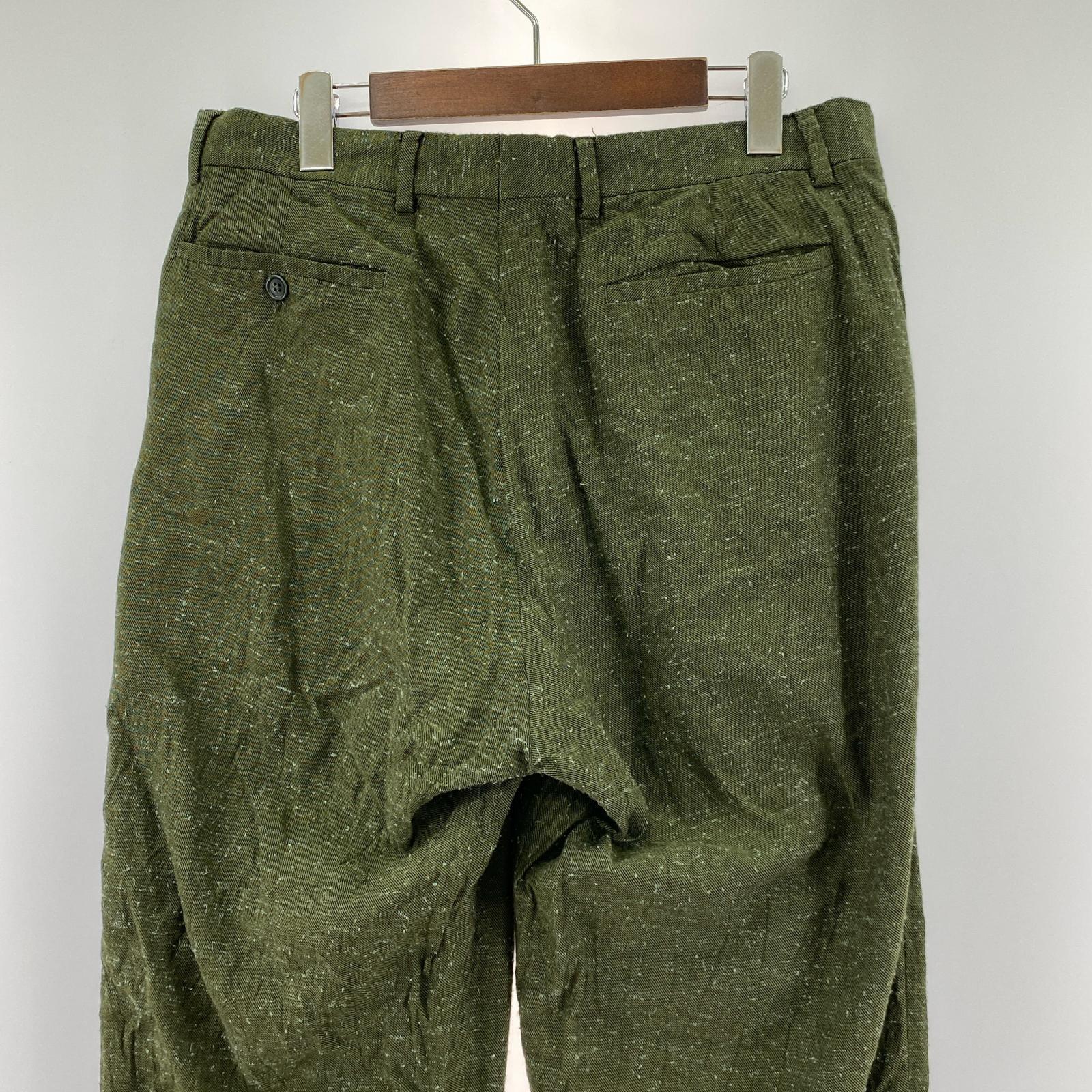 パンツ 21AW Pleated Trouser Pants 緑系