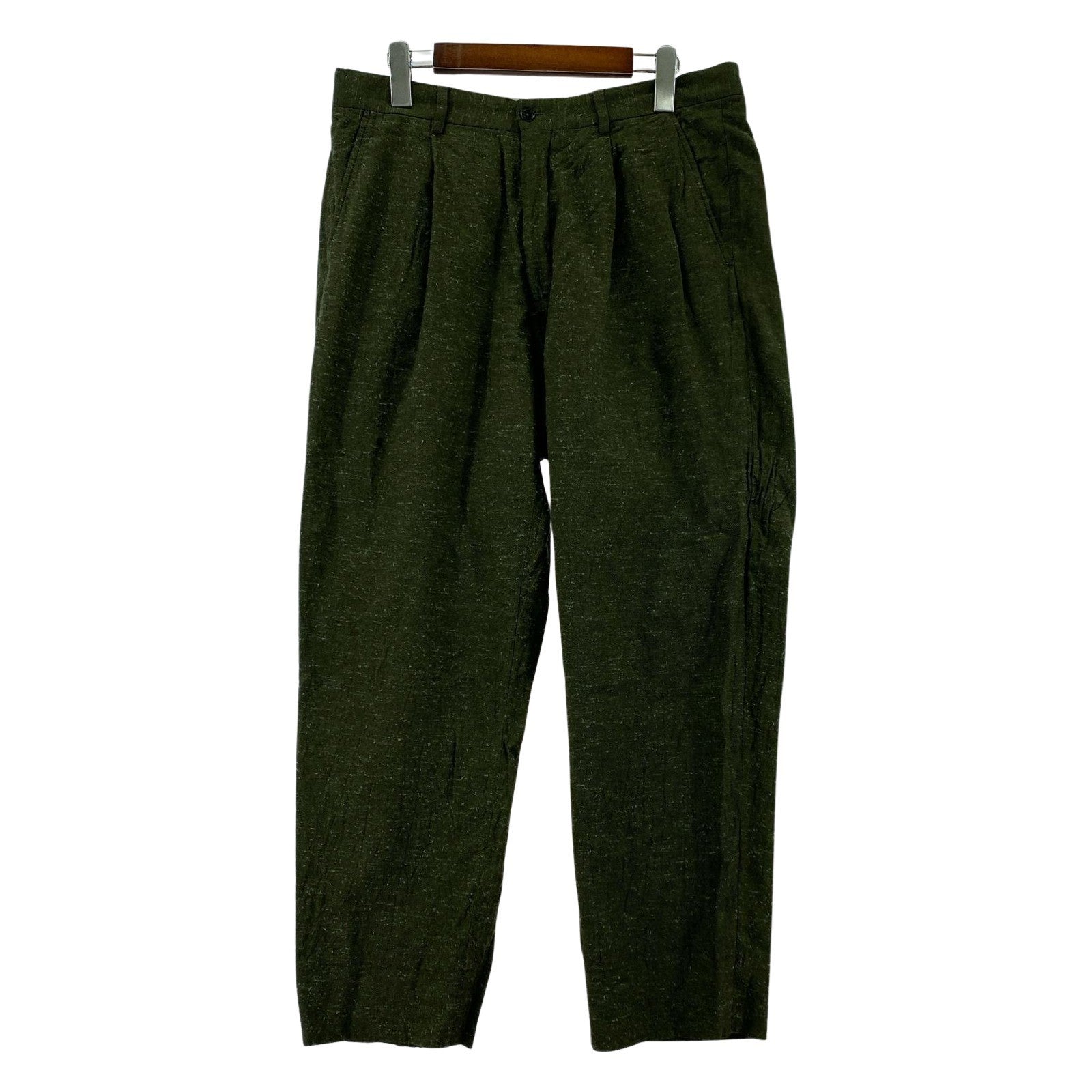 パンツ 21AW Pleated Trouser Pants 緑系