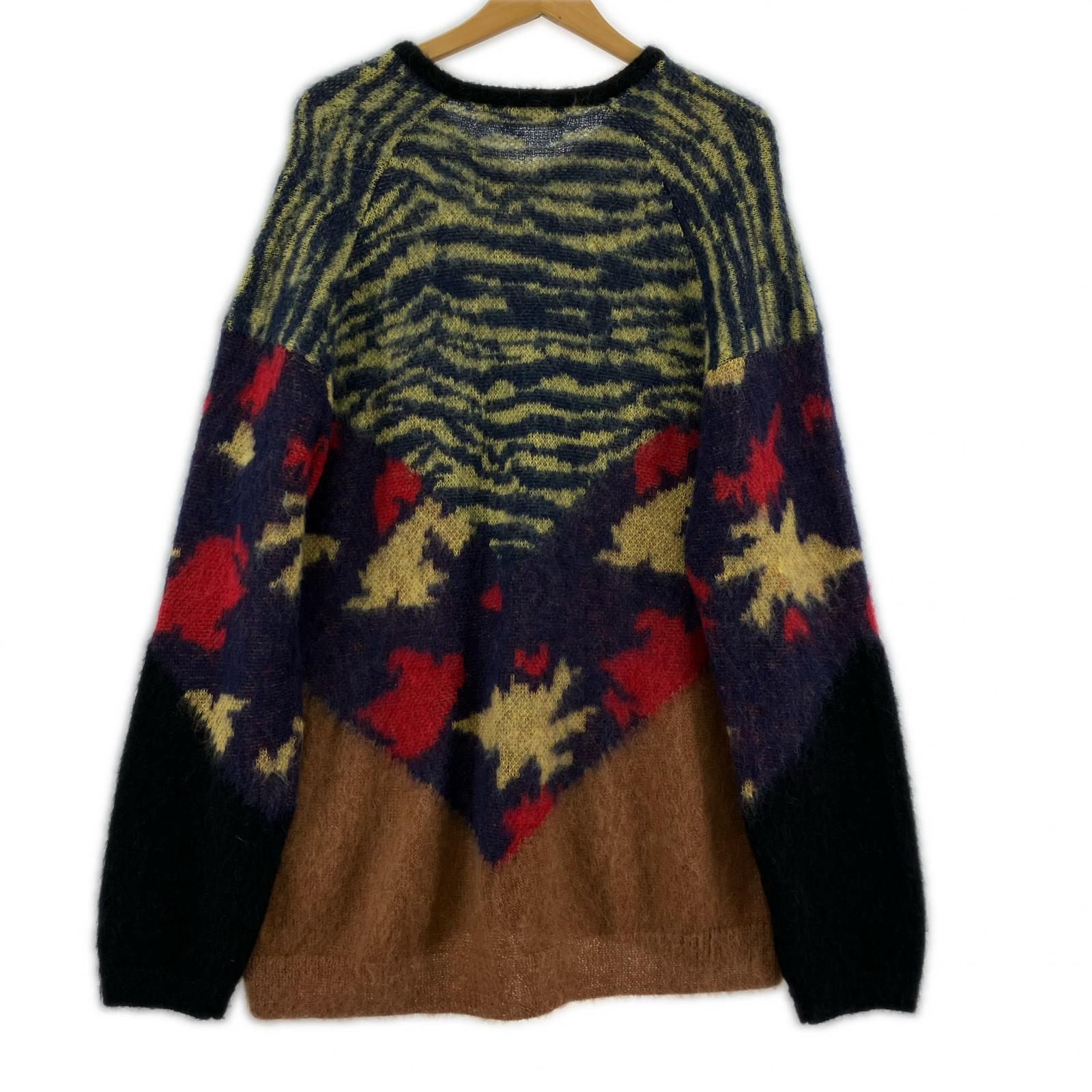 ニット MOHAIR ANIMAL JACQUARD KNIT (48) 48 マルチカラー