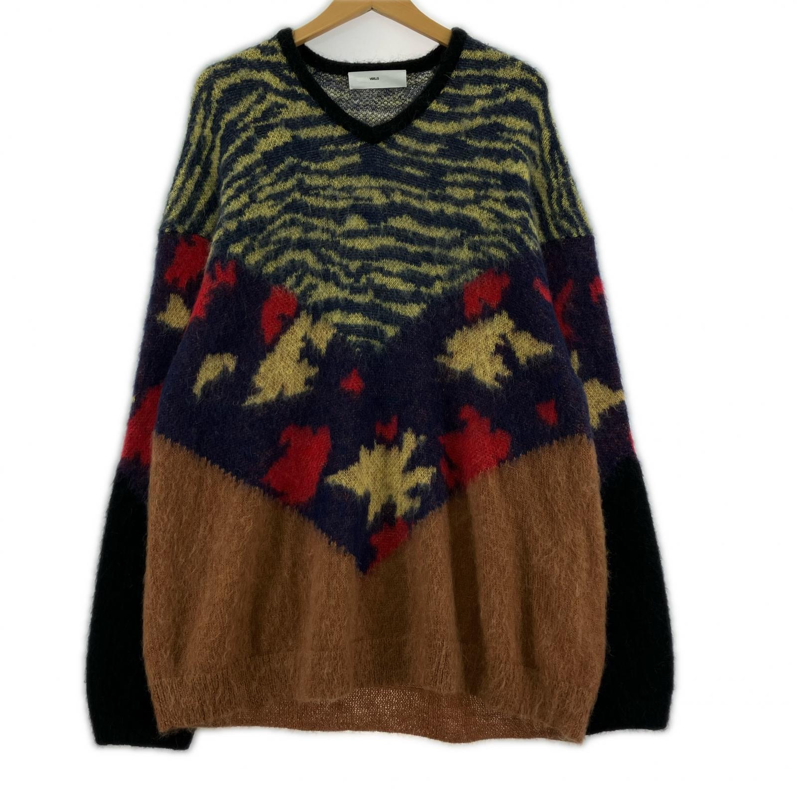 ニット MOHAIR ANIMAL JACQUARD KNIT (48) 48 マルチカラー