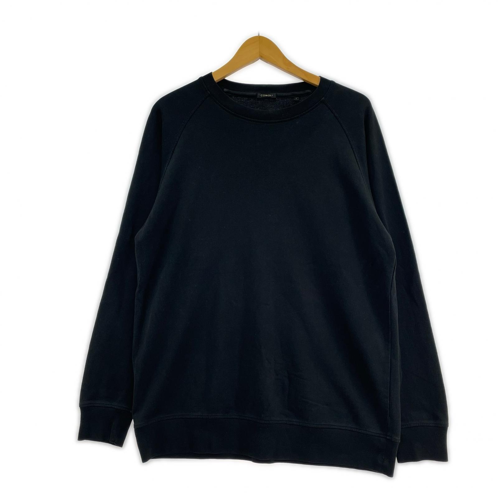 長袖Tシャツ コットンシルク 長袖カットソー 黒 (1) R01-05002 1 ブラック