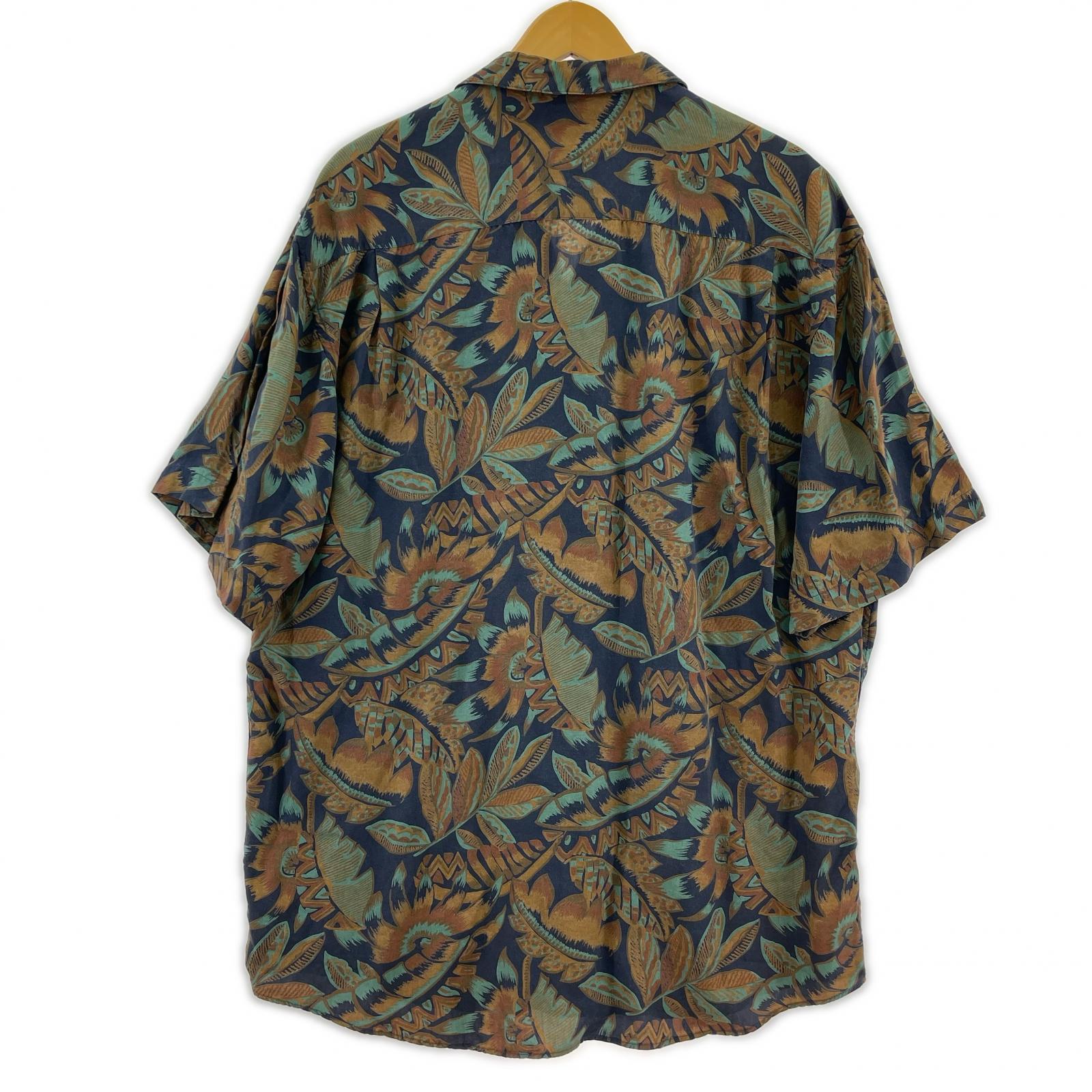 半袖シャツ 80s 総柄アロハシャツ M M
