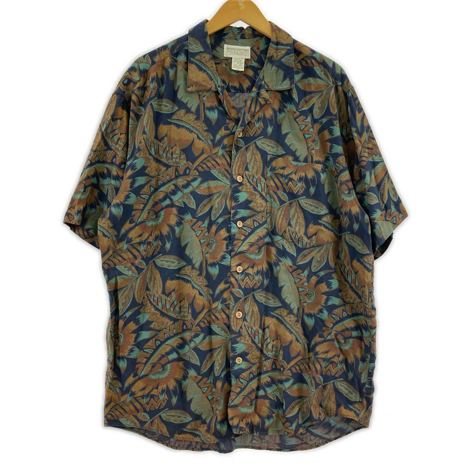半袖シャツ 80s 総柄アロハシャツ M M