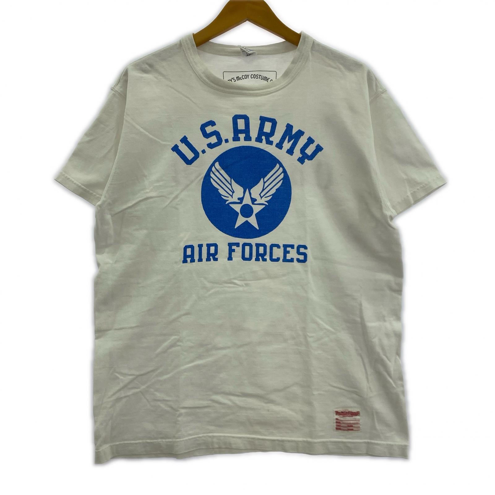 半袖Tシャツ U.S.ARMYロゴ 白(L) L ホワイト