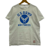半袖Tシャツ U.S.ARMYロゴ 白(L) L ホワイト