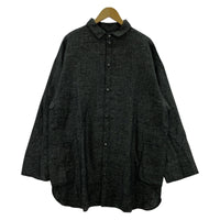 長袖シャツ Porter Classic BRESSON LINEN SHIRT JACKET 3 グレー 3 グレー