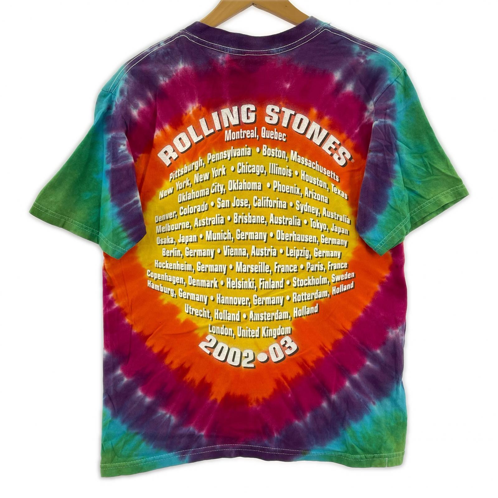 半袖Tシャツ 00s Rolling Stones タイダイ (S) S