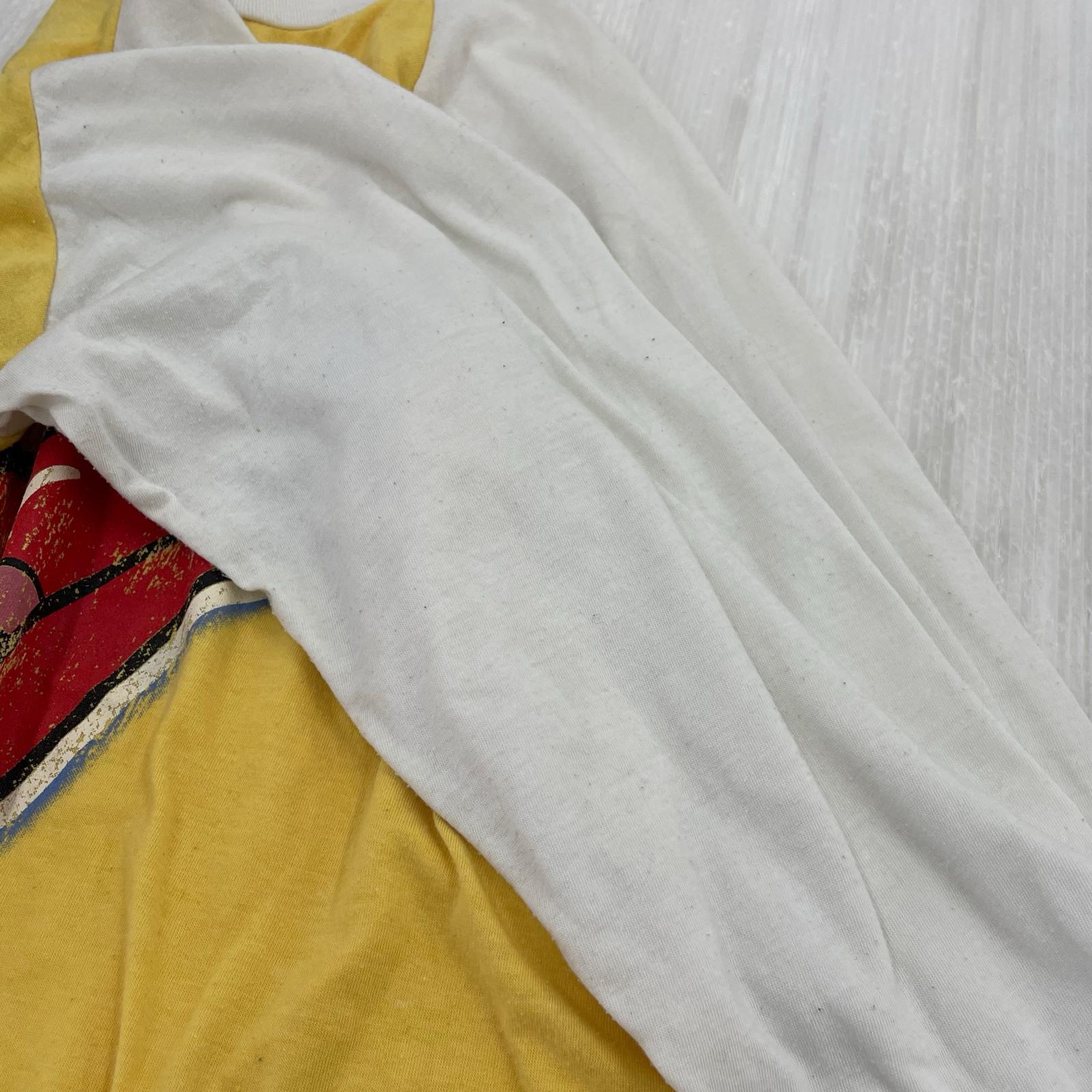 長袖Tシャツ Rolling Stones ラグラン 黄 (L) L