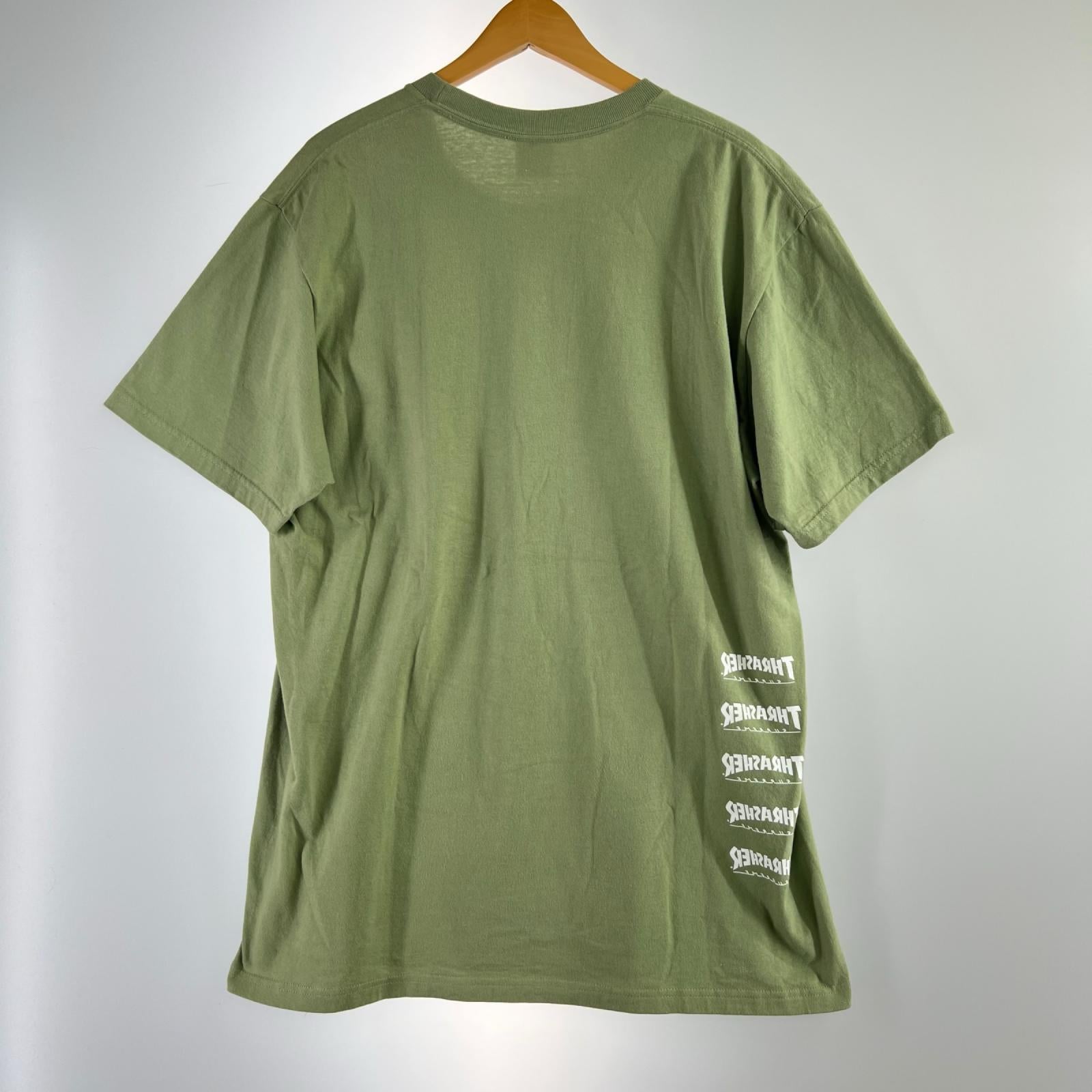 半袖Tシャツ Supreme×THRASHER 24AW Back Tail Tee カーキ (L) L カーキ