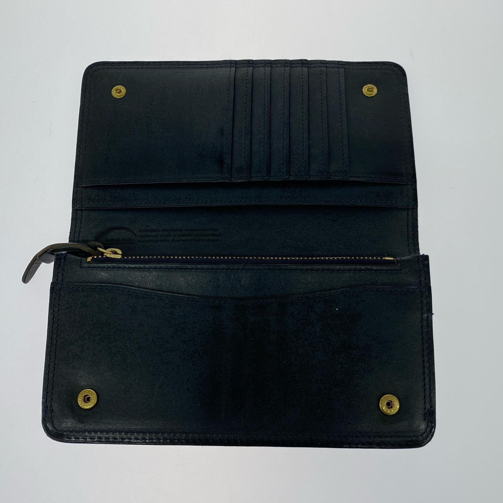 長財布 CORBO レザー 財布 ブラック