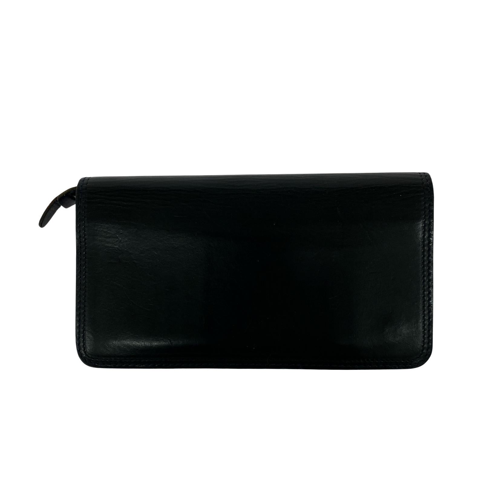 長財布 CORBO レザー 財布 ブラック