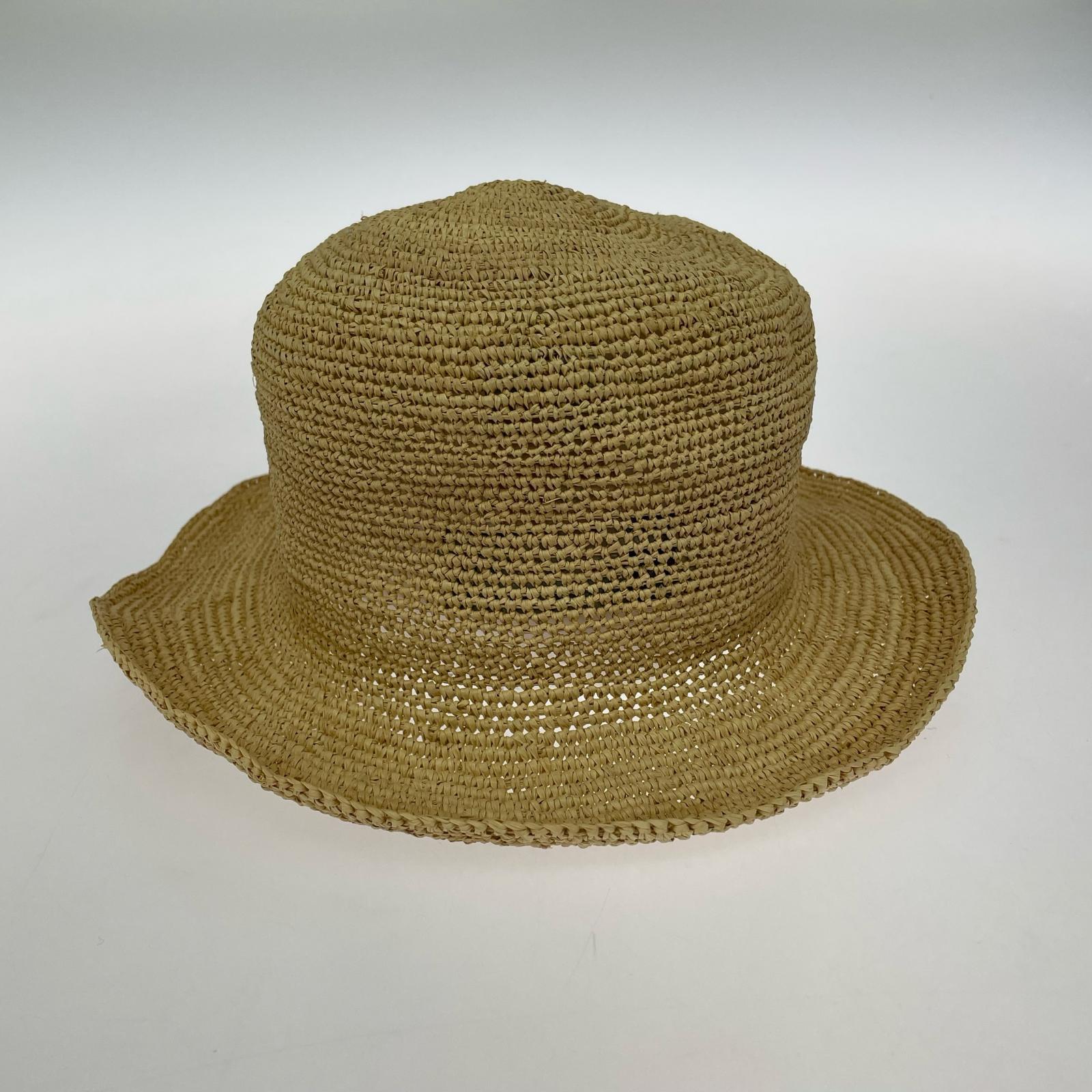 ハット genuine panama hat 麦わら帽子 ベージュ