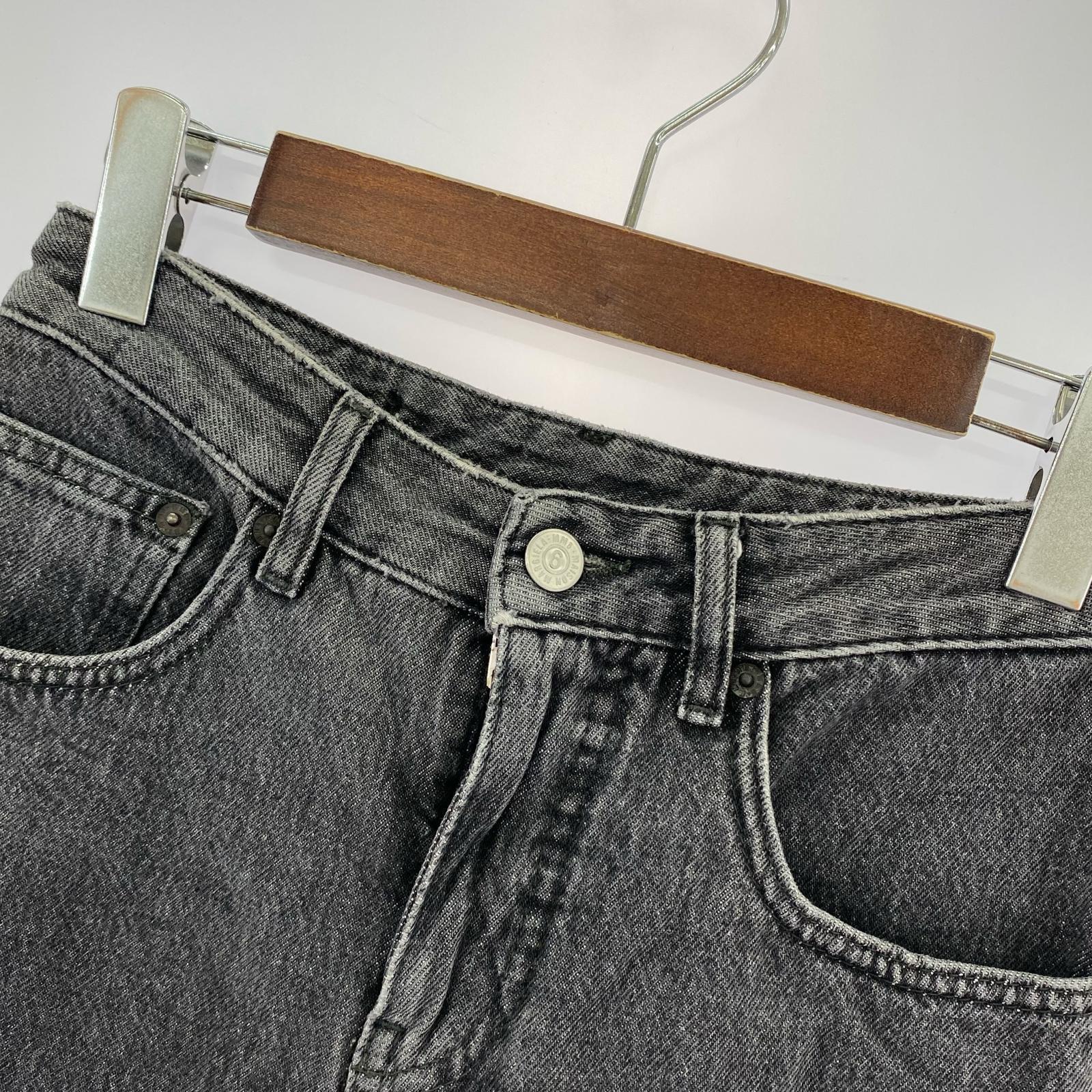 デニムパンツ 19s/s STRAIGHT DENIM PANTS ブラック