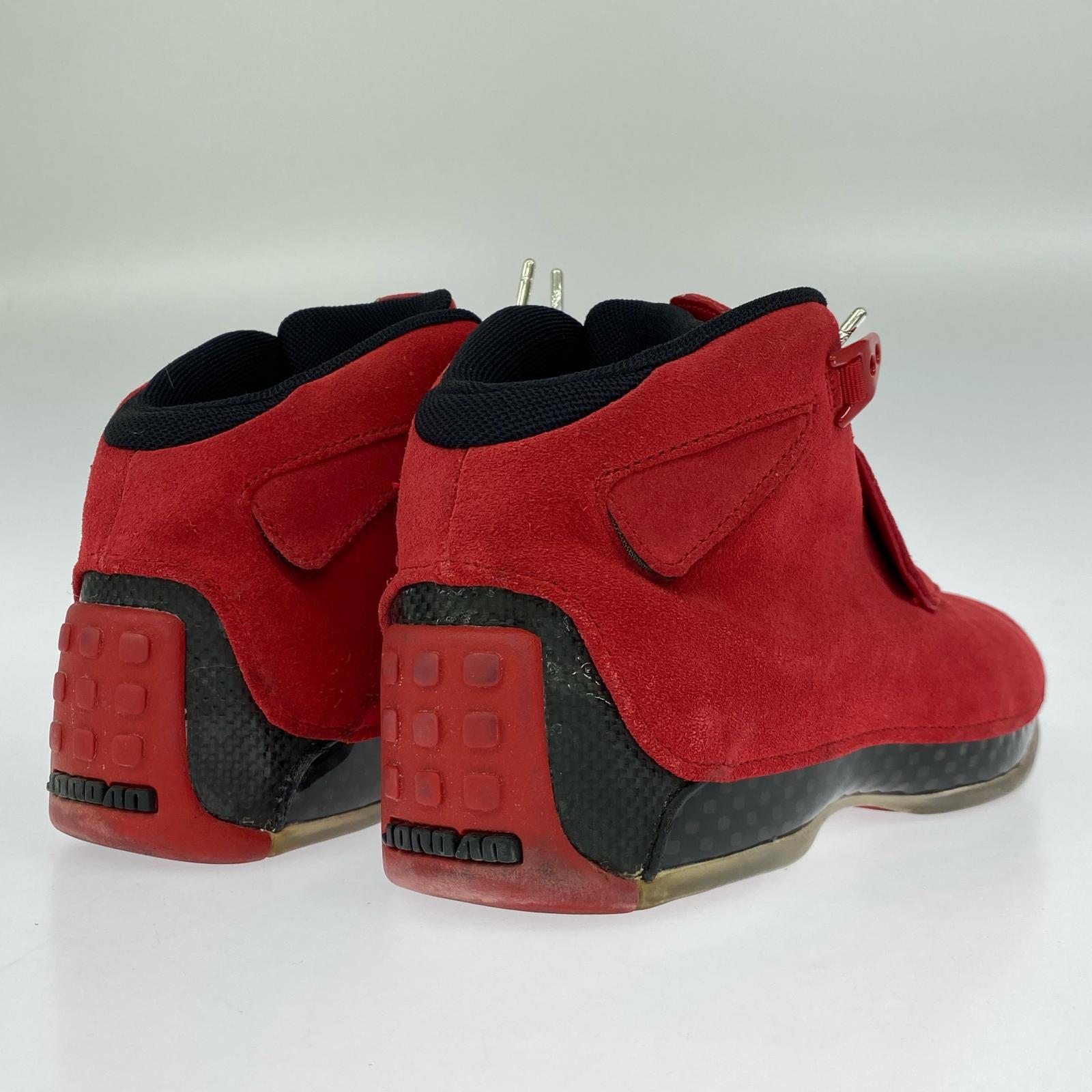 スニーカー AIR JORDAN 18 GYM 赤黒 (26.0cm) 26cm (US8 UK7 1/2 EU42) レッド