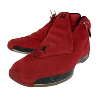 スニーカー AIR JORDAN 18 GYM 赤黒 (26.0cm) 26cm (US8 UK7 1/2 EU42) レッド