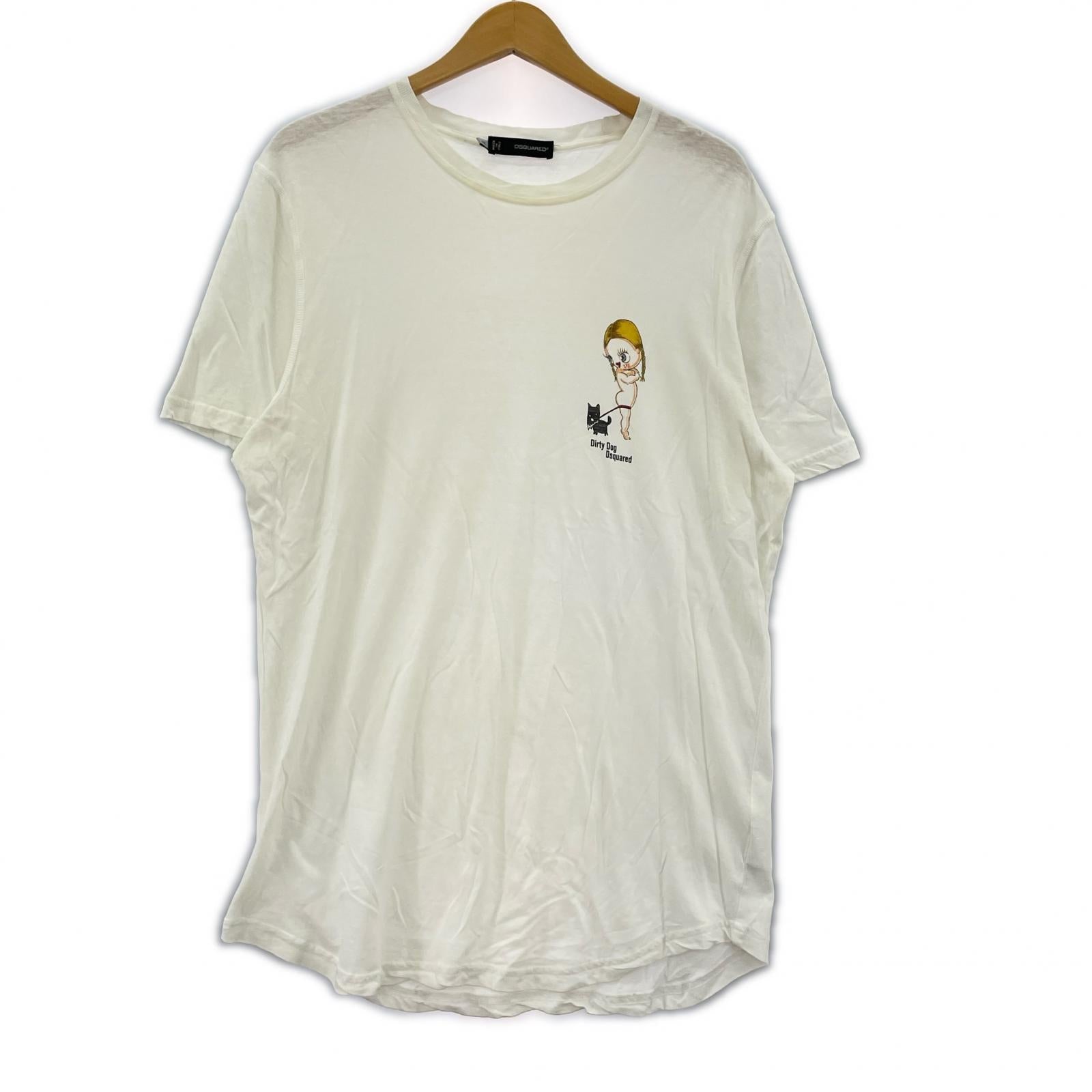 半袖Tシャツ DSQUARED2 Dirty Dog Tee XXL WHT ホワイト