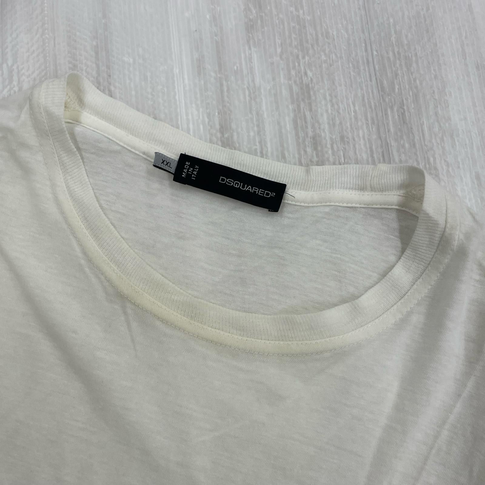 半袖Tシャツ DSQUARED2 Dirty Dog Tee XXL WHT ホワイト
