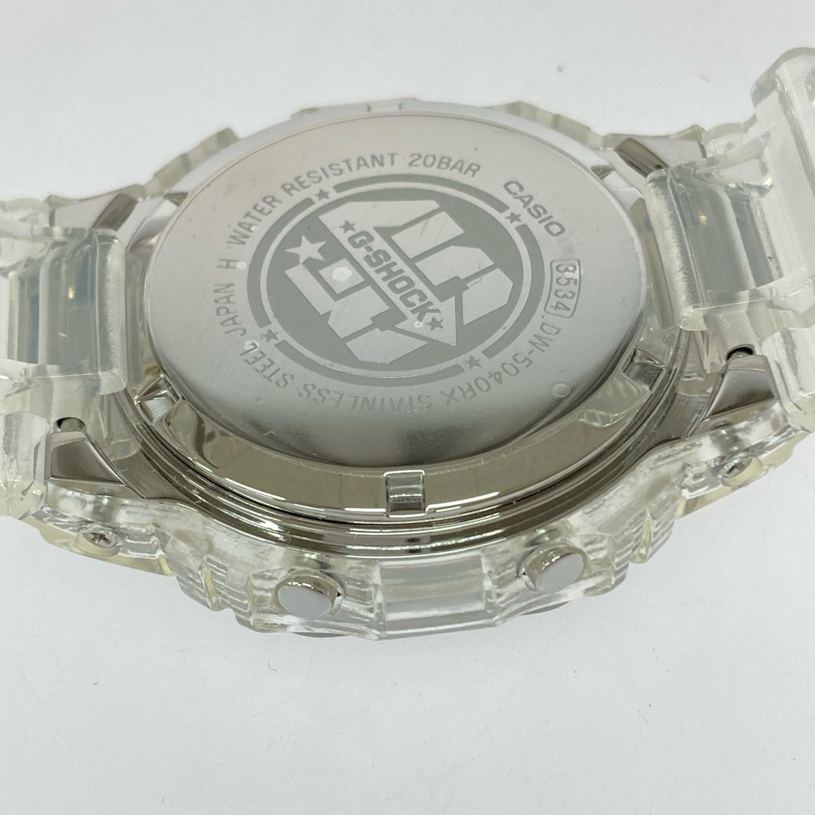 腕時計 DW-5040RX 40th Anniversary CLEAR REMIX