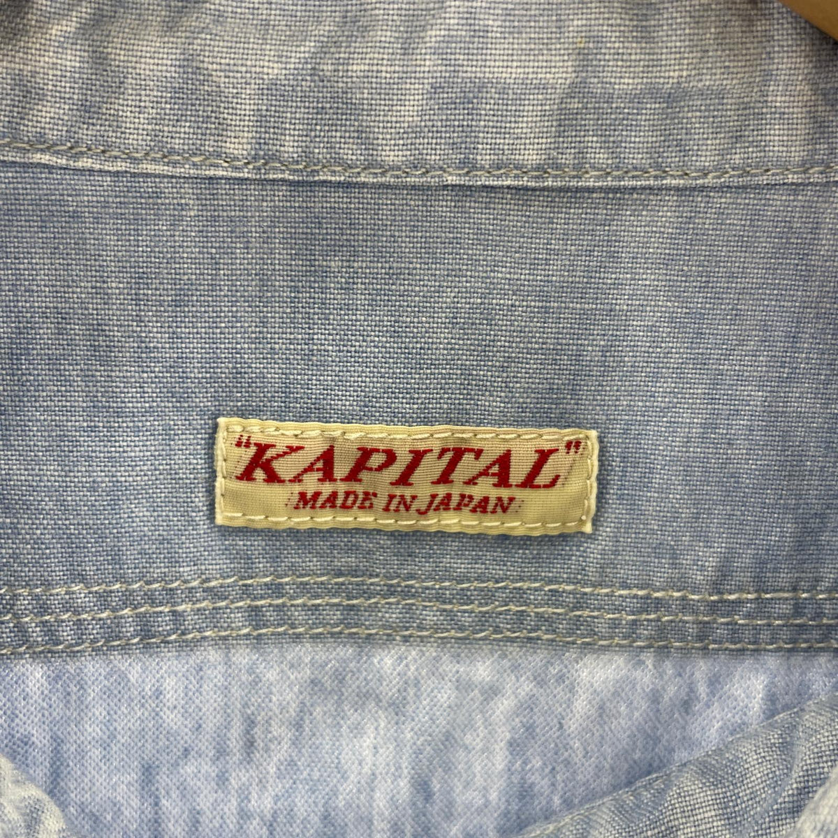 長袖シャツ Chambray Mojito Man Damaged Work Shirts M