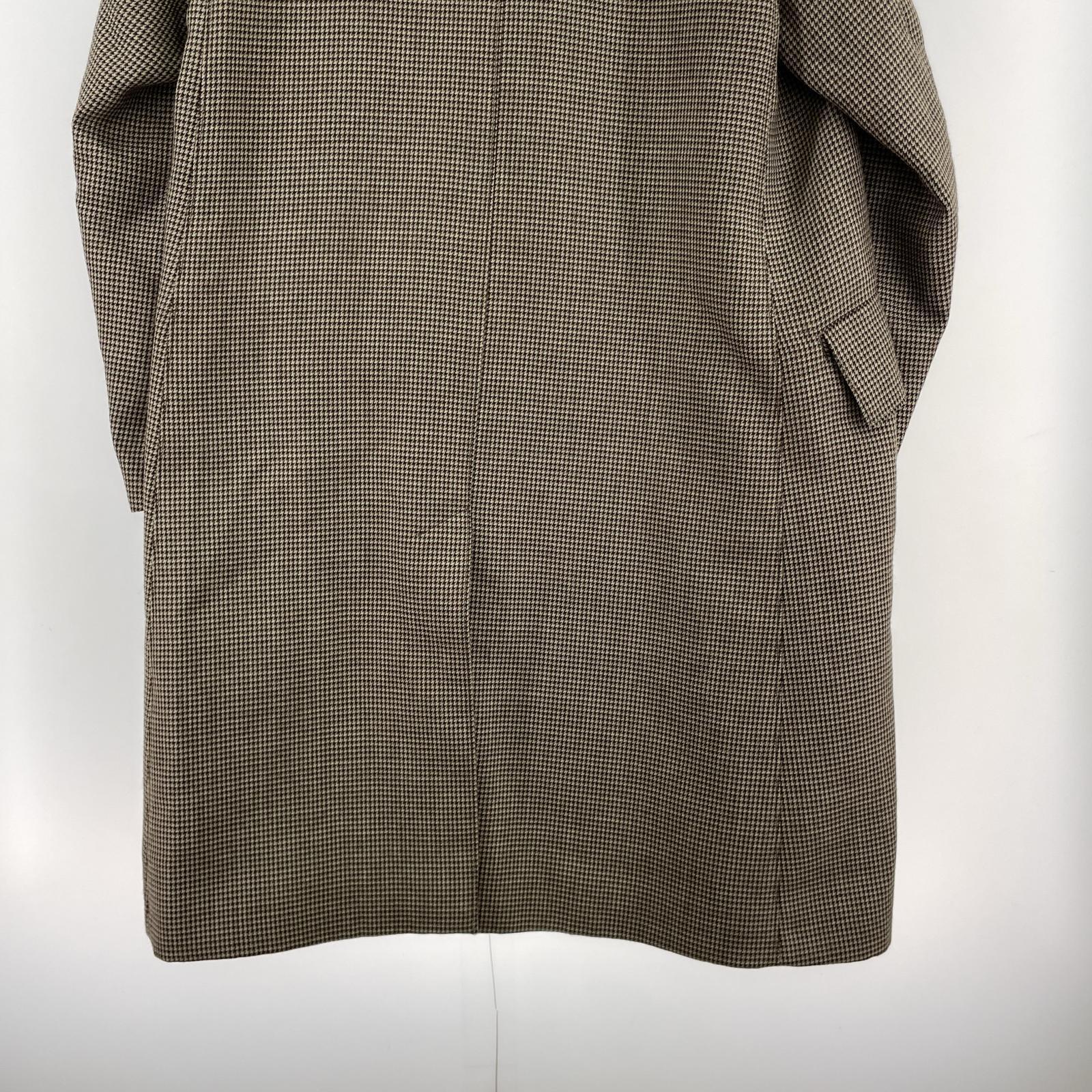 ジャケット 18AW DOUBLE FACE CHECK LONG COAT 3 3