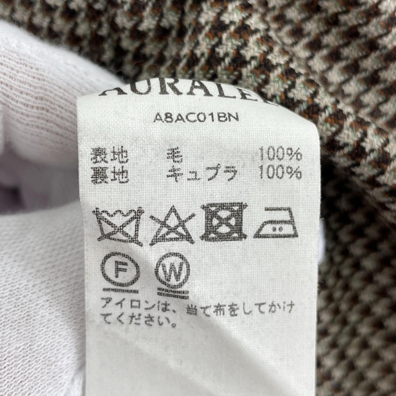 ジャケット 18AW DOUBLE FACE CHECK LONG COAT 3 3