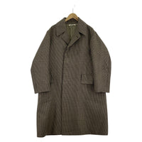 ジャケット 18AW DOUBLE FACE CHECK LONG COAT 3 3