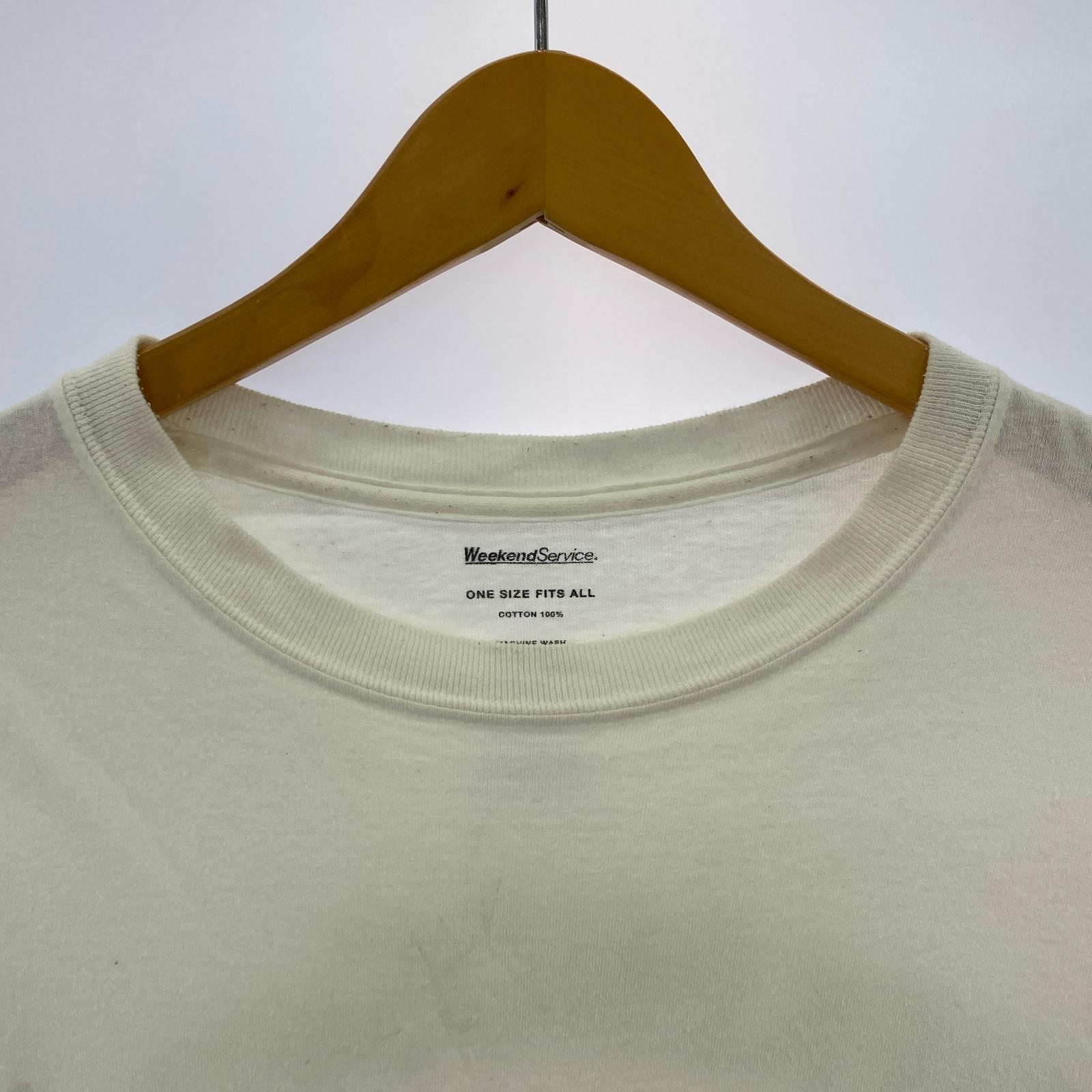 半袖Tシャツ WeekendService/ホワイト ホワイト