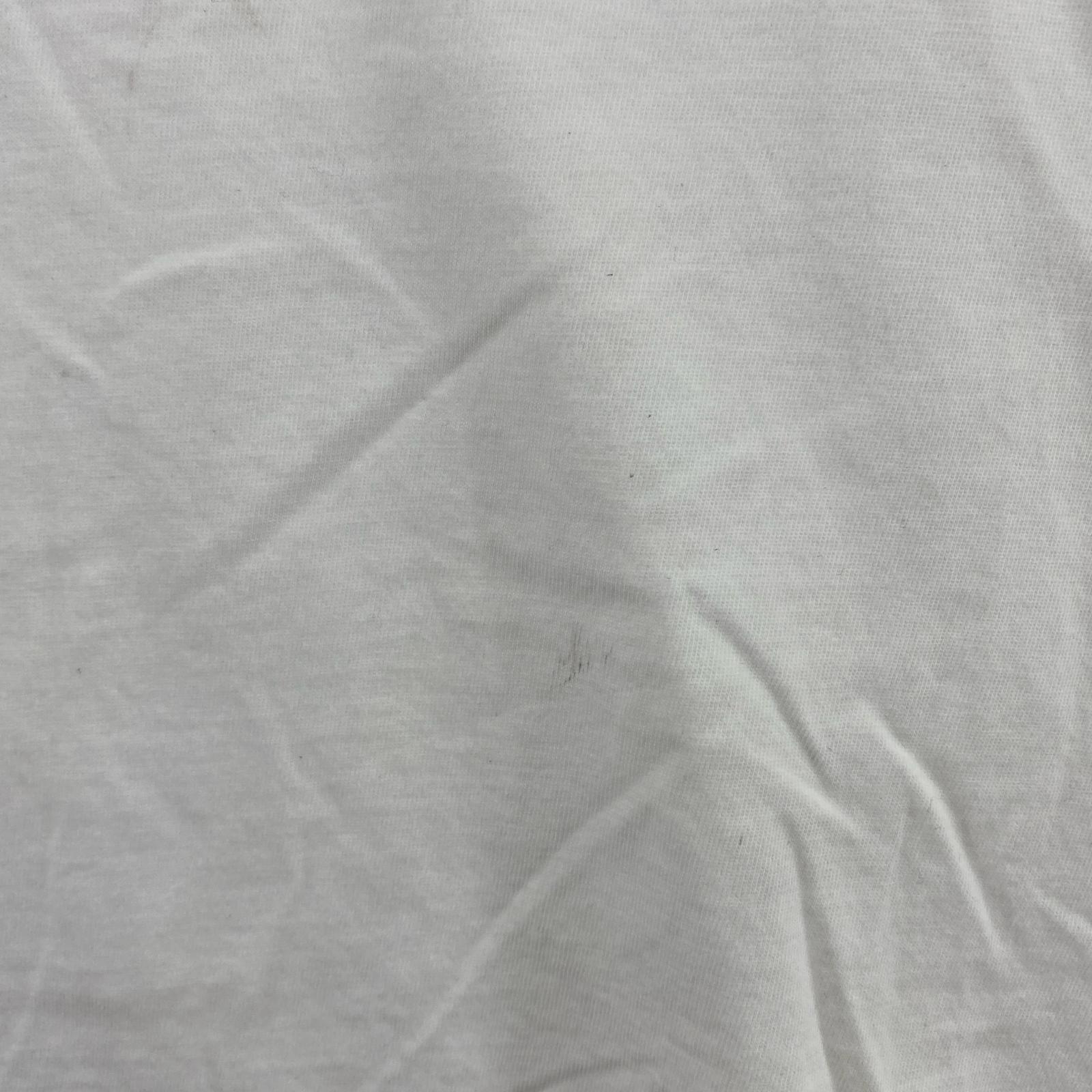 半袖Tシャツ デストロイ加工 カレンダーロゴTee XL ホワイト