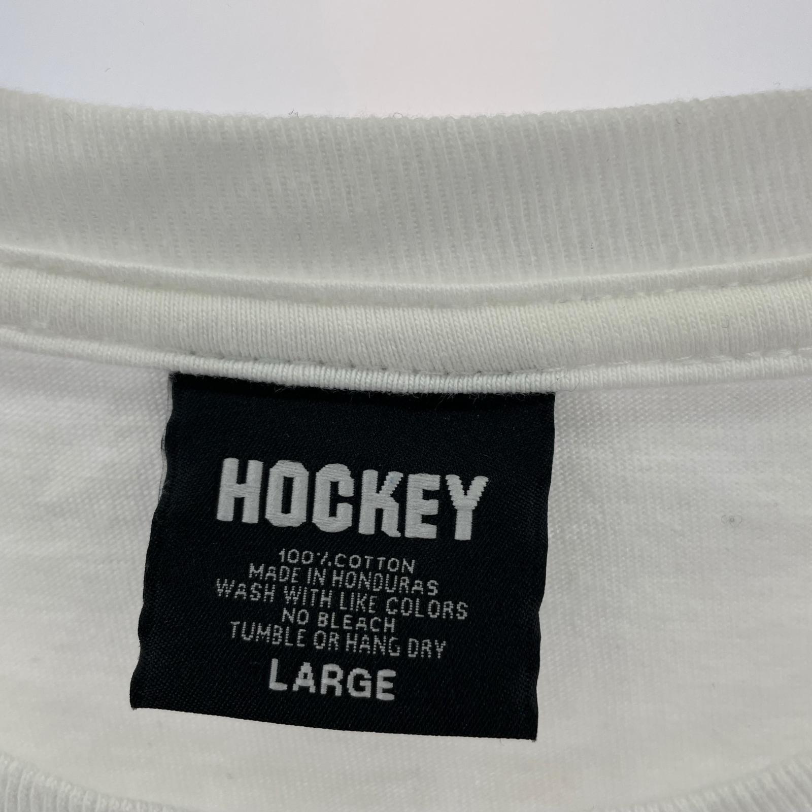 半袖Tシャツ HOCKEY ホッケー S/Sカットソー 白(L) L ホワイト
