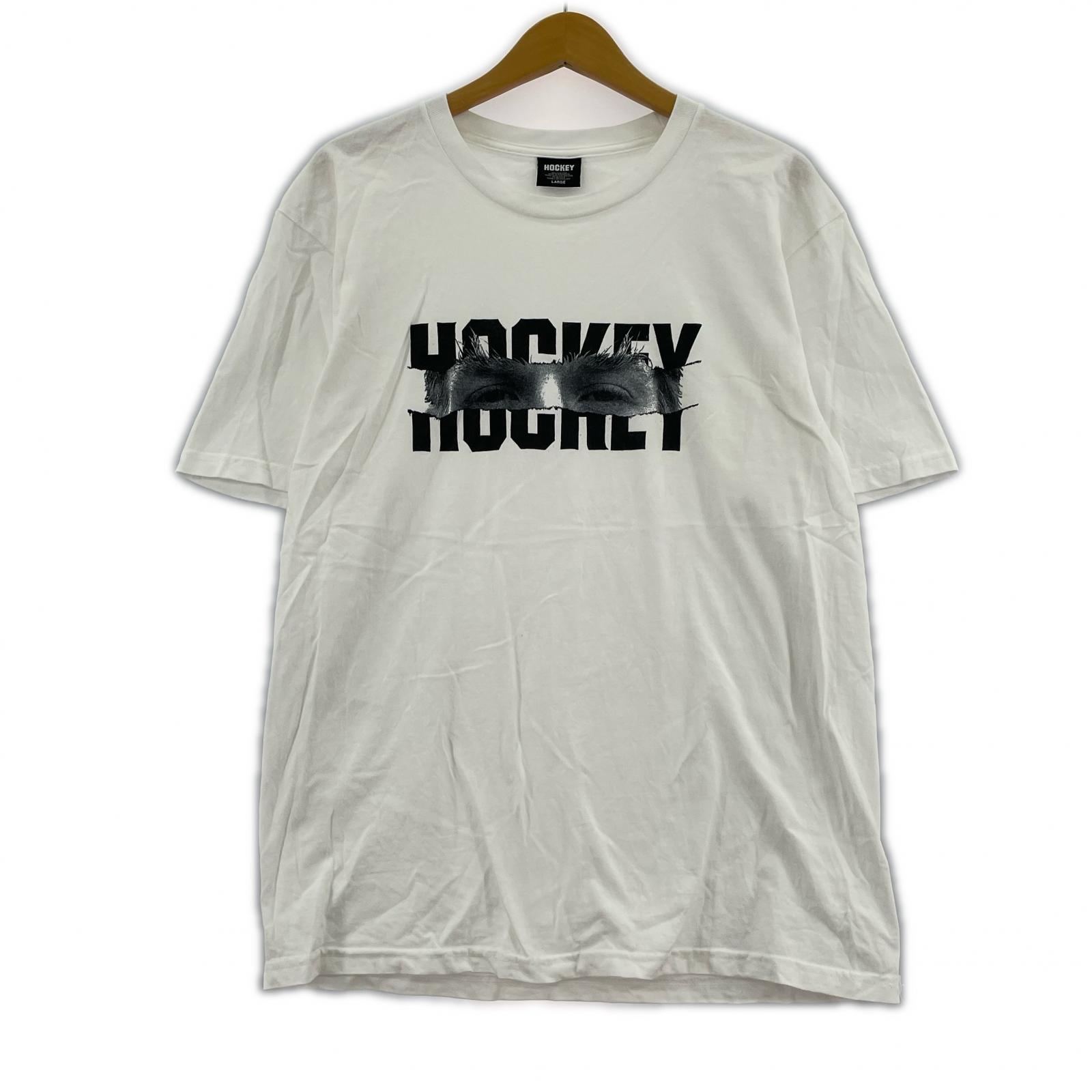 半袖Tシャツ HOCKEY ホッケー S/Sカットソー 白(L) L ホワイト
