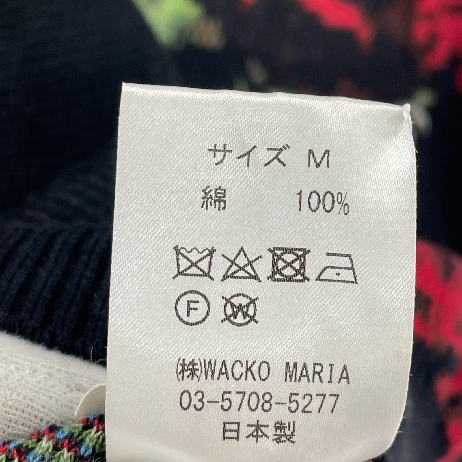 ニット 22AW JAQUARD SWEATER (M) M ブラック