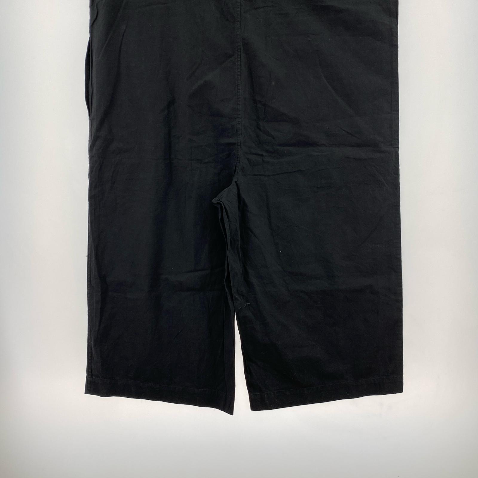 パンツ COMME des GARCONS 80s 本ライン ワンショルダー サロペット ブラック ブラック