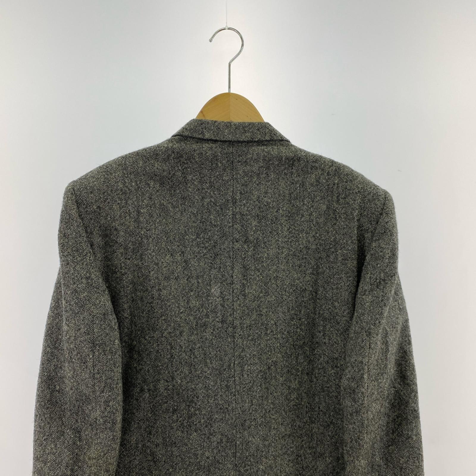 ジャケット COMME des GARCONS HOMME 80s デカオム ツイードジャケット S グレー S グレー
