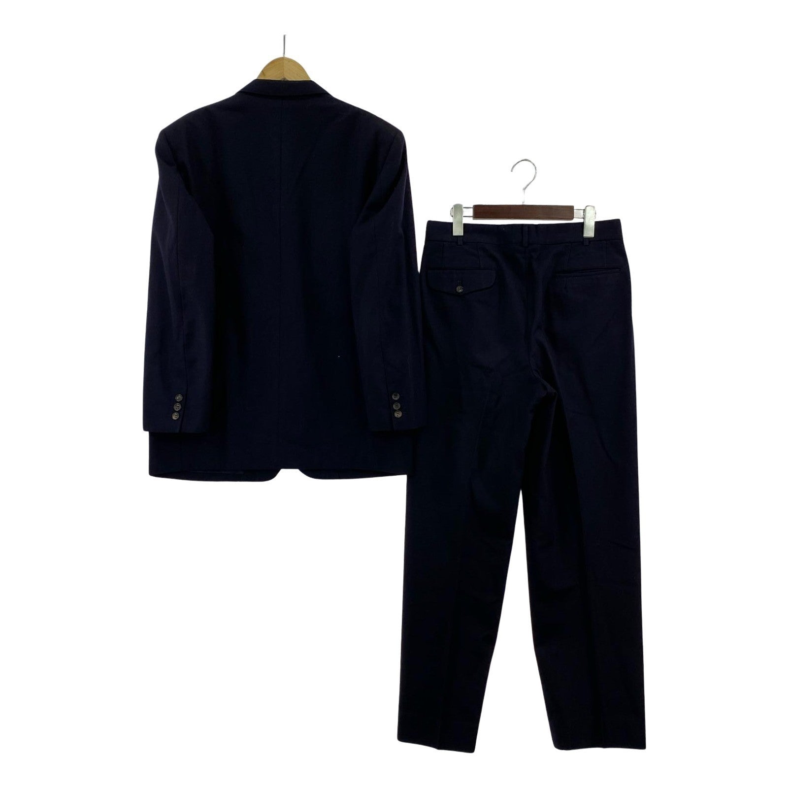 ジャケット COMME des GARCONS HOMME 80s デカオム セットアップスーツ M ネイビー M ネイビー