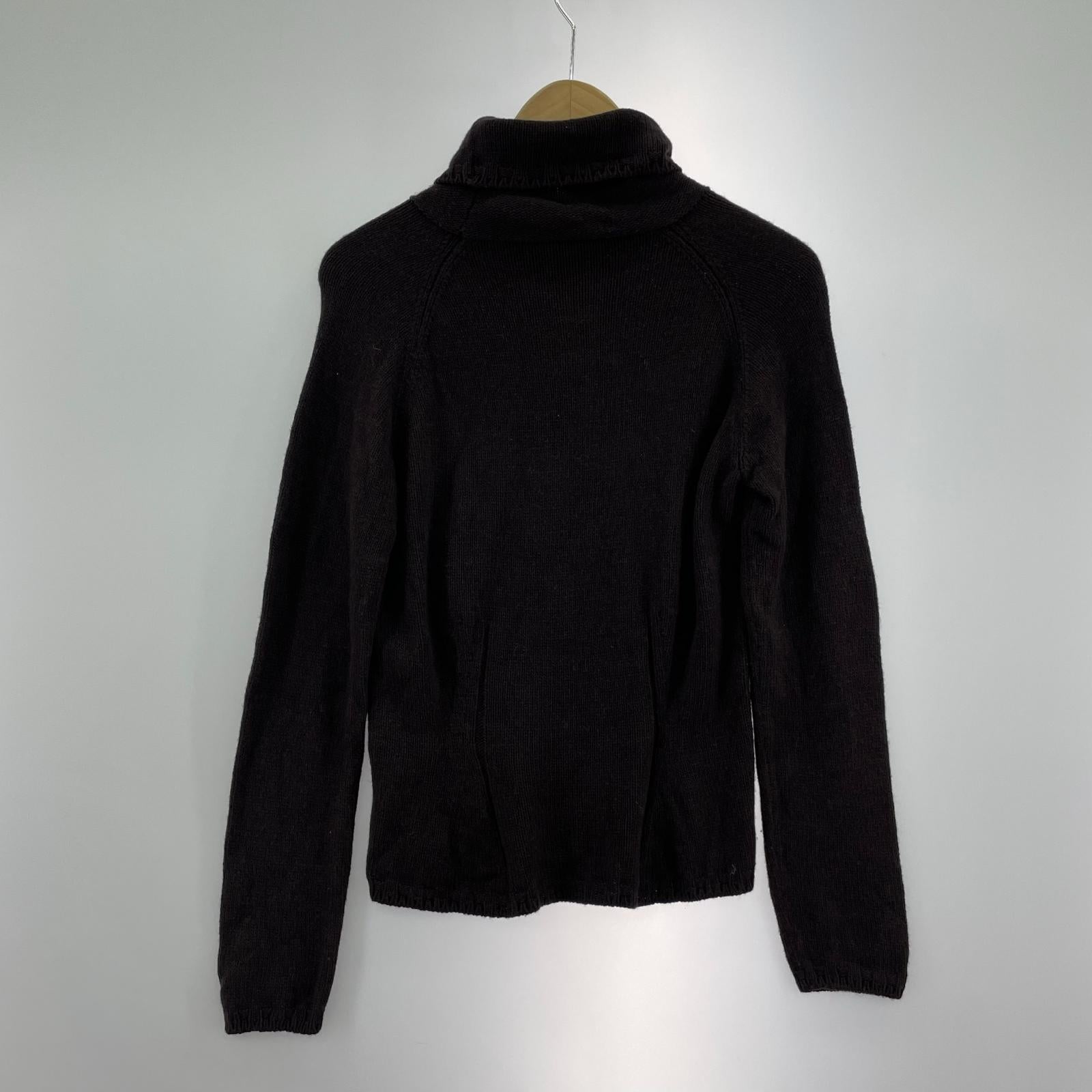 ニット JIL SANDER ハイネックセーター 茶 (36) 36 ブラウン