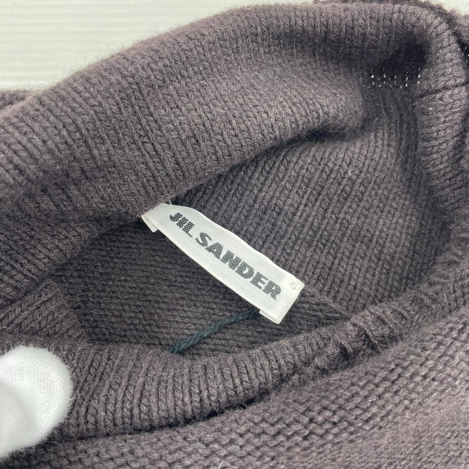 ニット JIL SANDER ハイネックセーター 茶 (36) 36 ブラウン