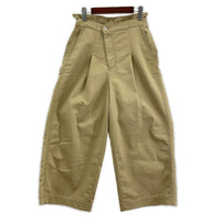 パンツ NAGONSTANS タックワイドパンツ 470EA831-0900 ベージュ (S) S ベージュ