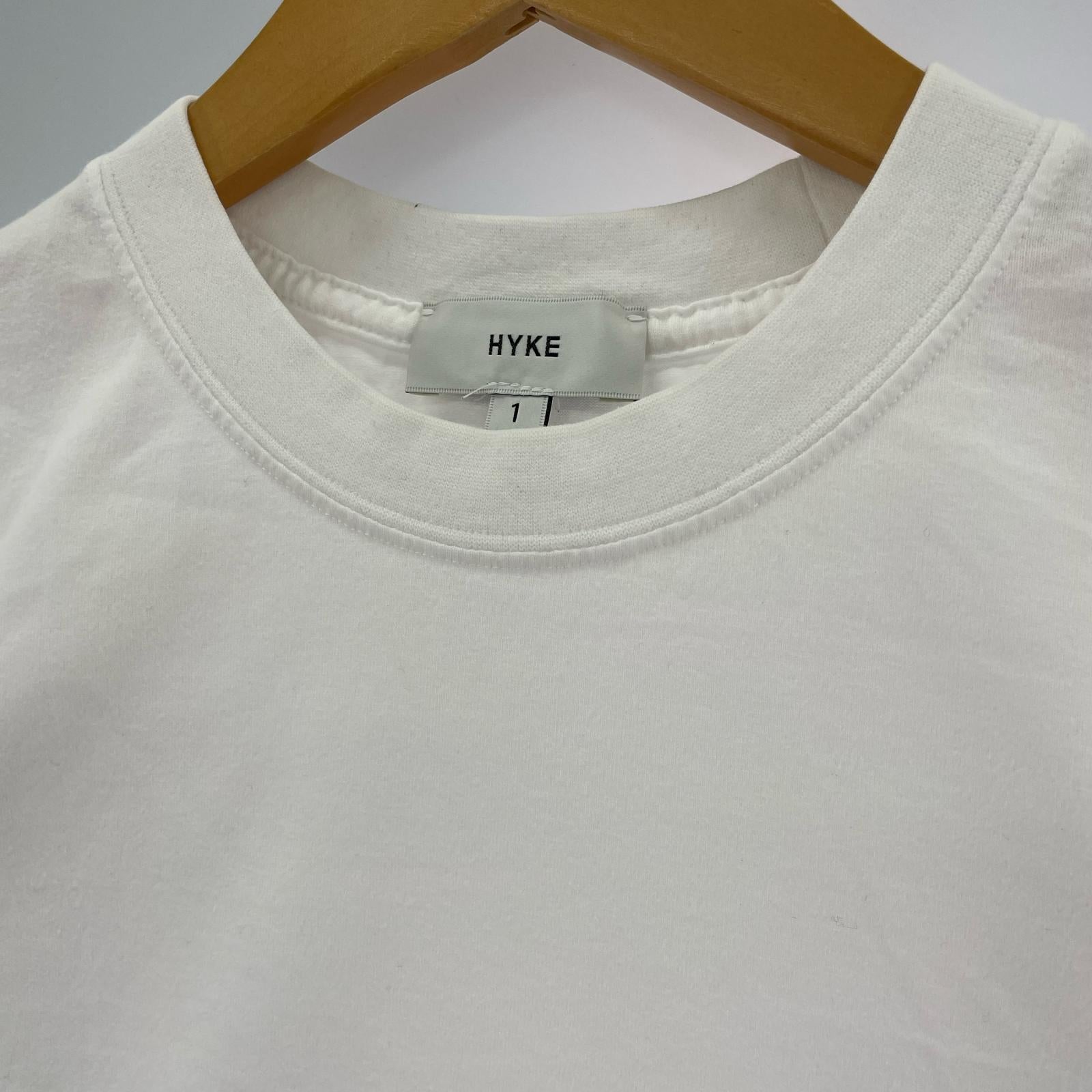 半袖Tシャツ HYKE S/Sカットソー 白 (1) 1 ホワイト