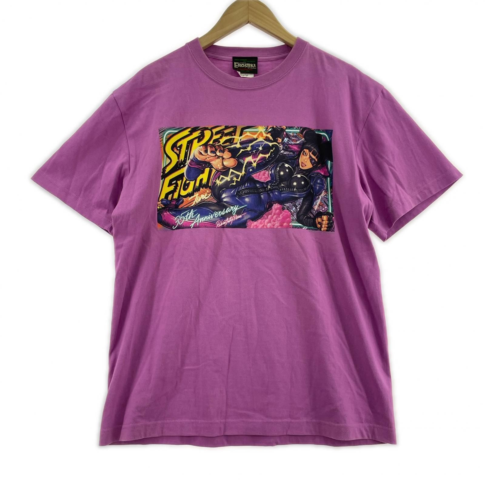 半袖Tシャツ EROSTIKA/STREET FIGHTER/L/パープル L パープル