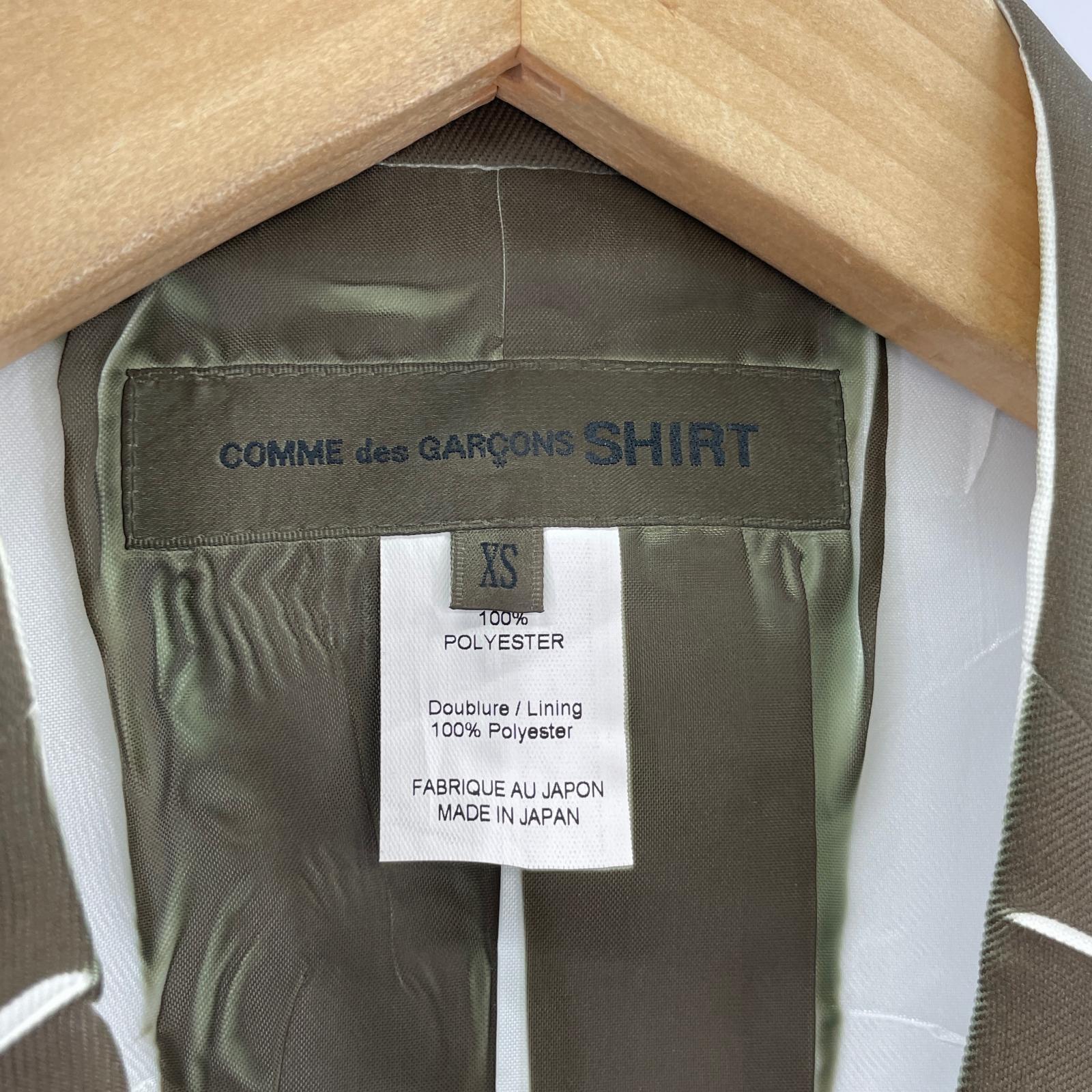 ジャケット SHIRT 25SS カッティング ジャケット XS ブラウン ブラウン