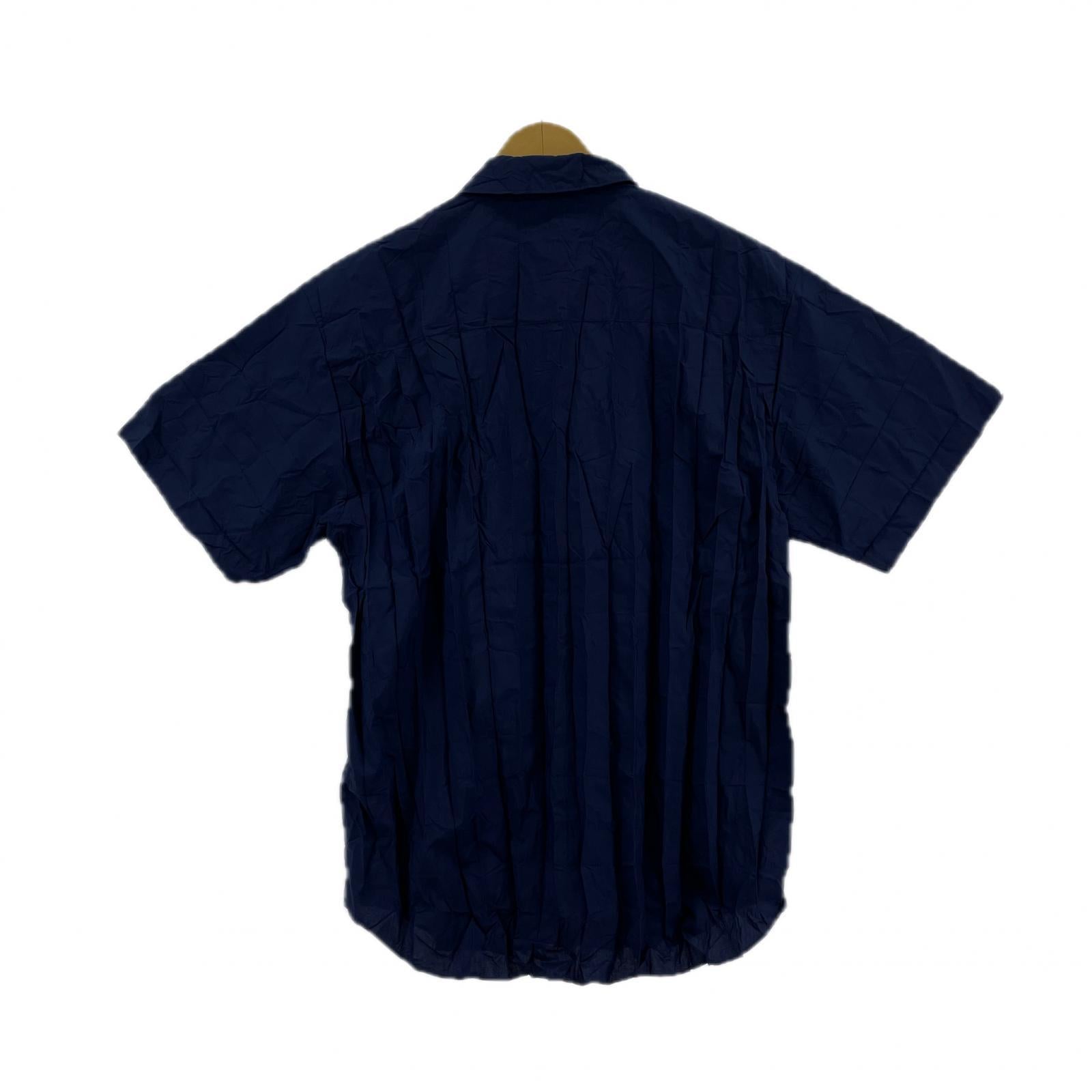 半袖シャツ HOMME 25SS 製品加工 SSシャツ XS ネイビー