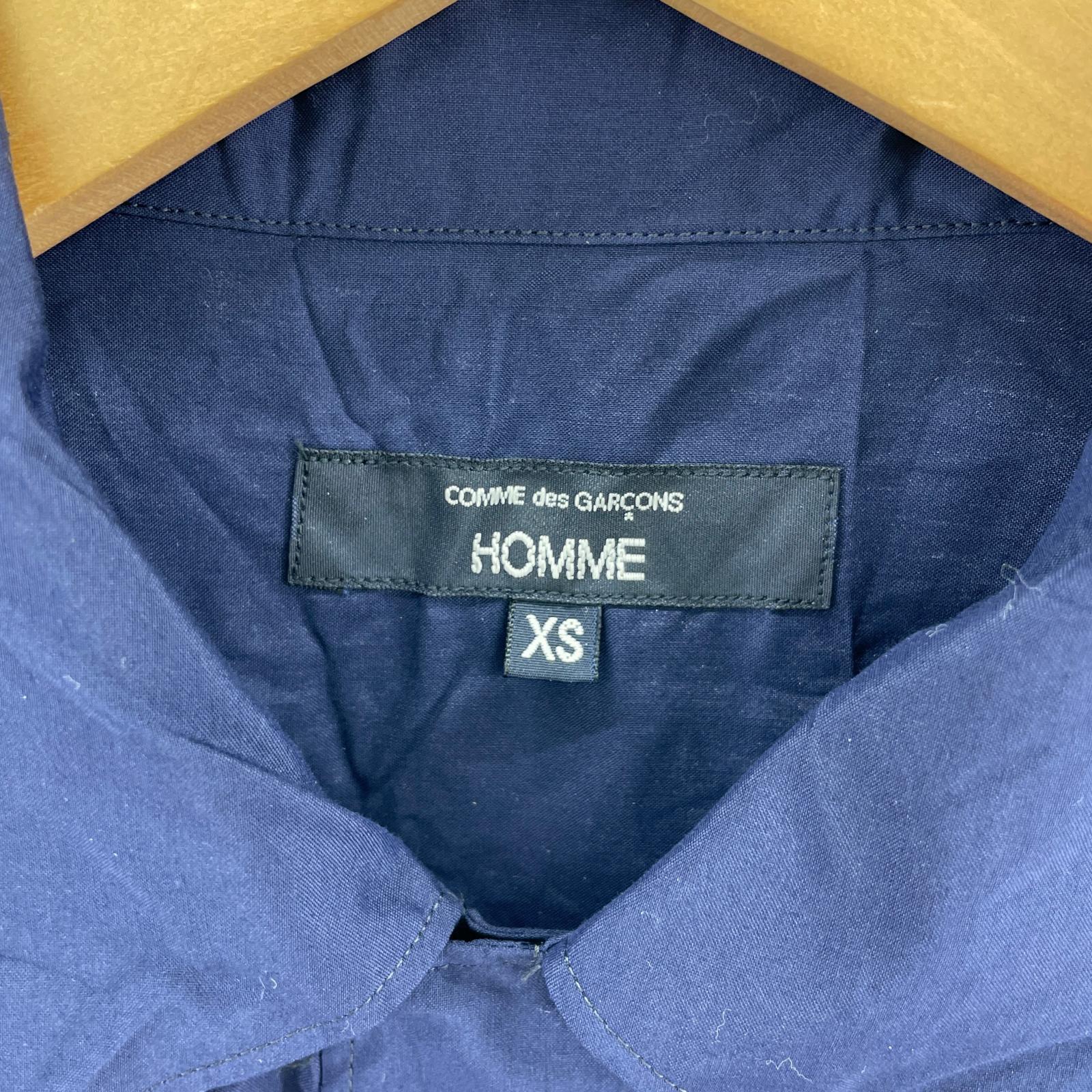 半袖シャツ HOMME 25SS 製品加工 SSシャツ XS ネイビー