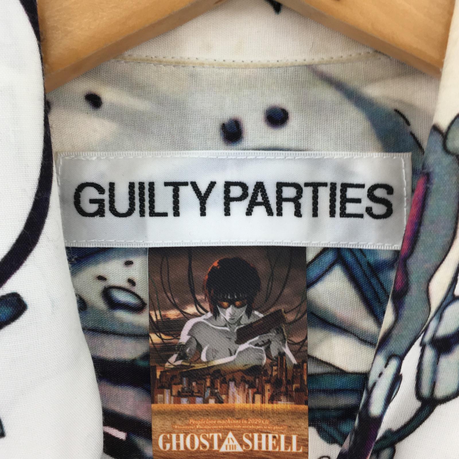 半袖シャツ ×GHOST IN THE SHELL HAWAIIAN SHIRT 白 L L ホワイト