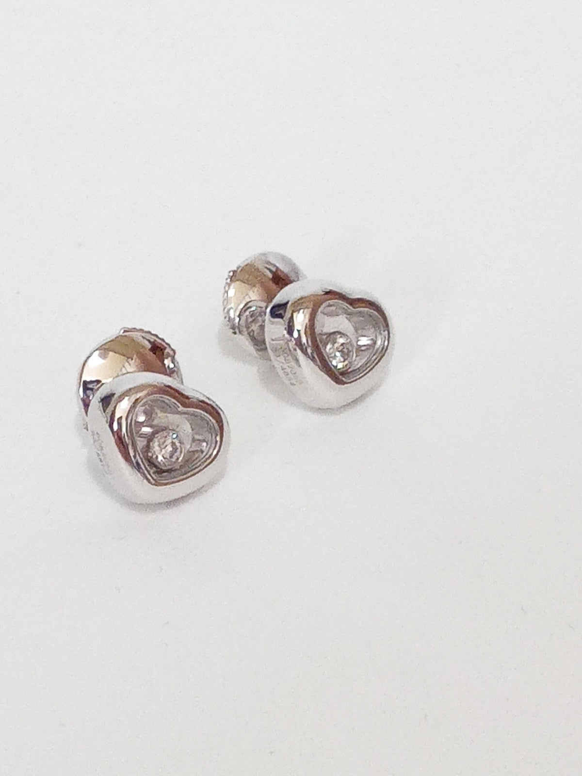 ショパール/ハッピーダイヤモンド/ピアス 750WG×ダイヤ