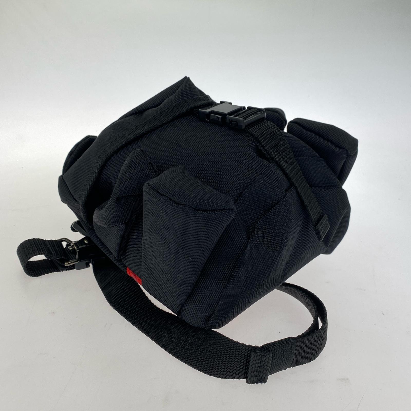 ショルダーバッグ CUMALICE POUCH ベアポーチ ナイロン 黒 ブラック
