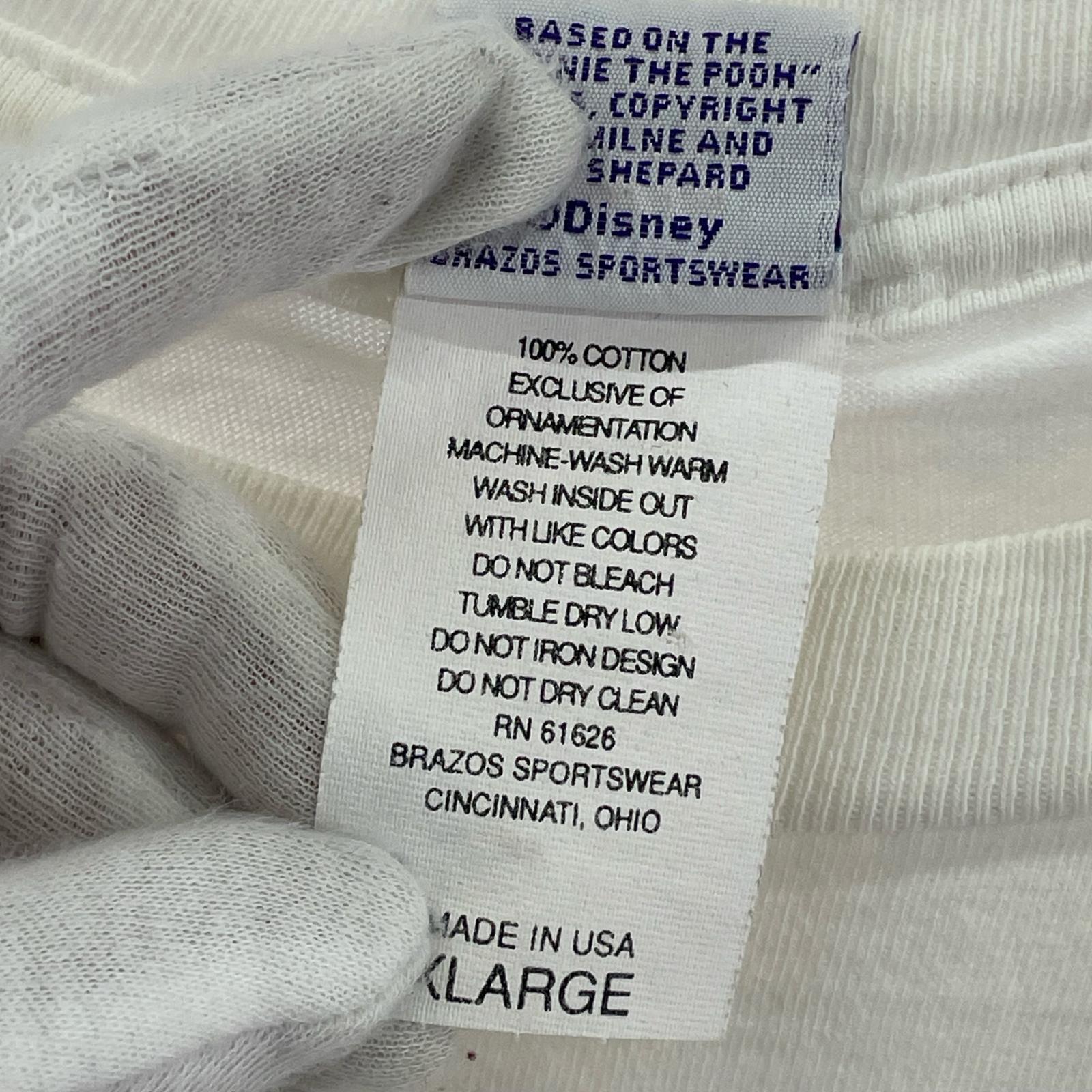 半袖Tシャツ Pooh プーさん 白 XL ホワイト