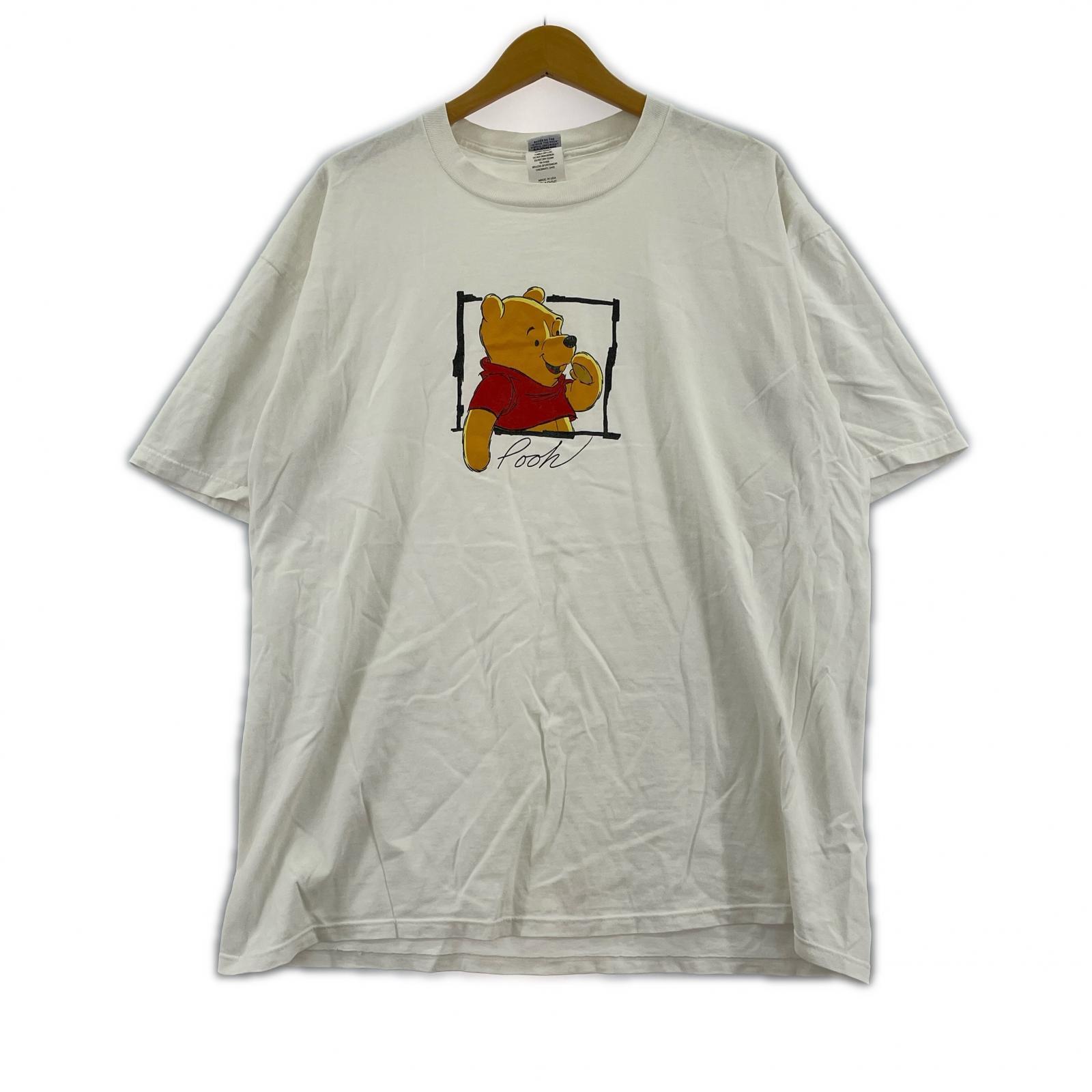 半袖Tシャツ Pooh プーさん 白 XL ホワイト