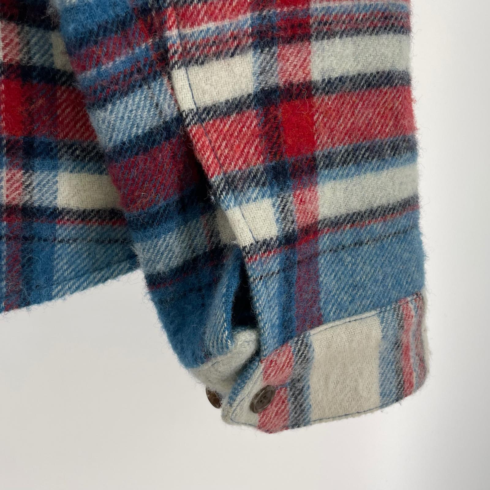 長袖シャツ WE11DONE/21AW/WD CHECK ANORAK WOOL SHIRT L